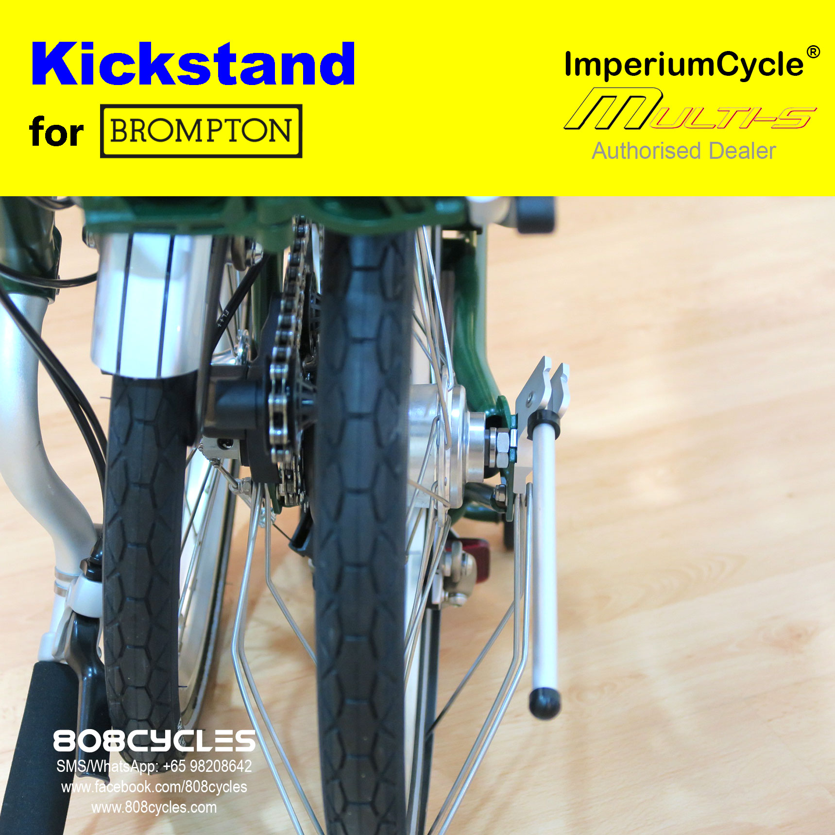 Kickstands Cycling MultiS Brompton Kickstand Specifically Designed
