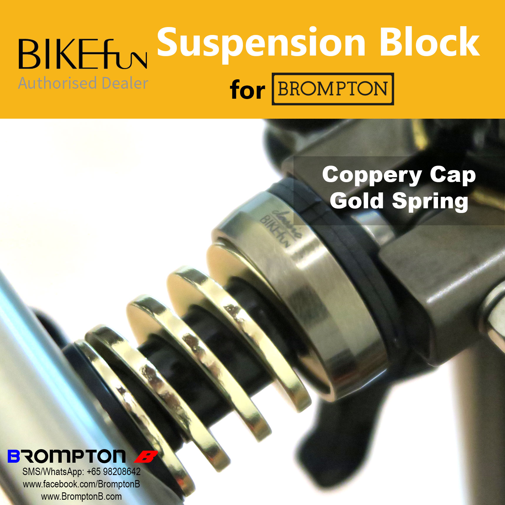 BIKEfun Coloured Suspension for Bromptons - Image 10