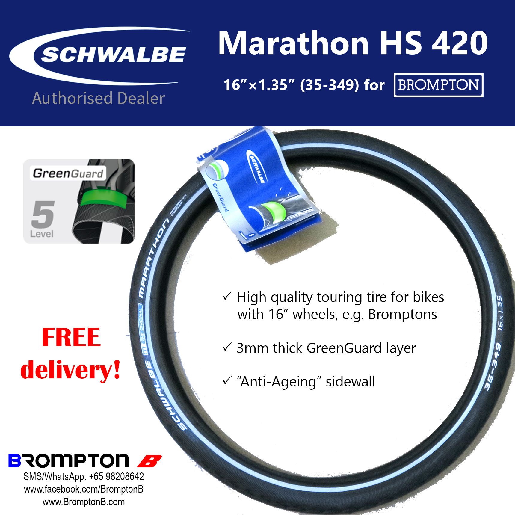 Schwalbe Marathon HS 620 - Image 3