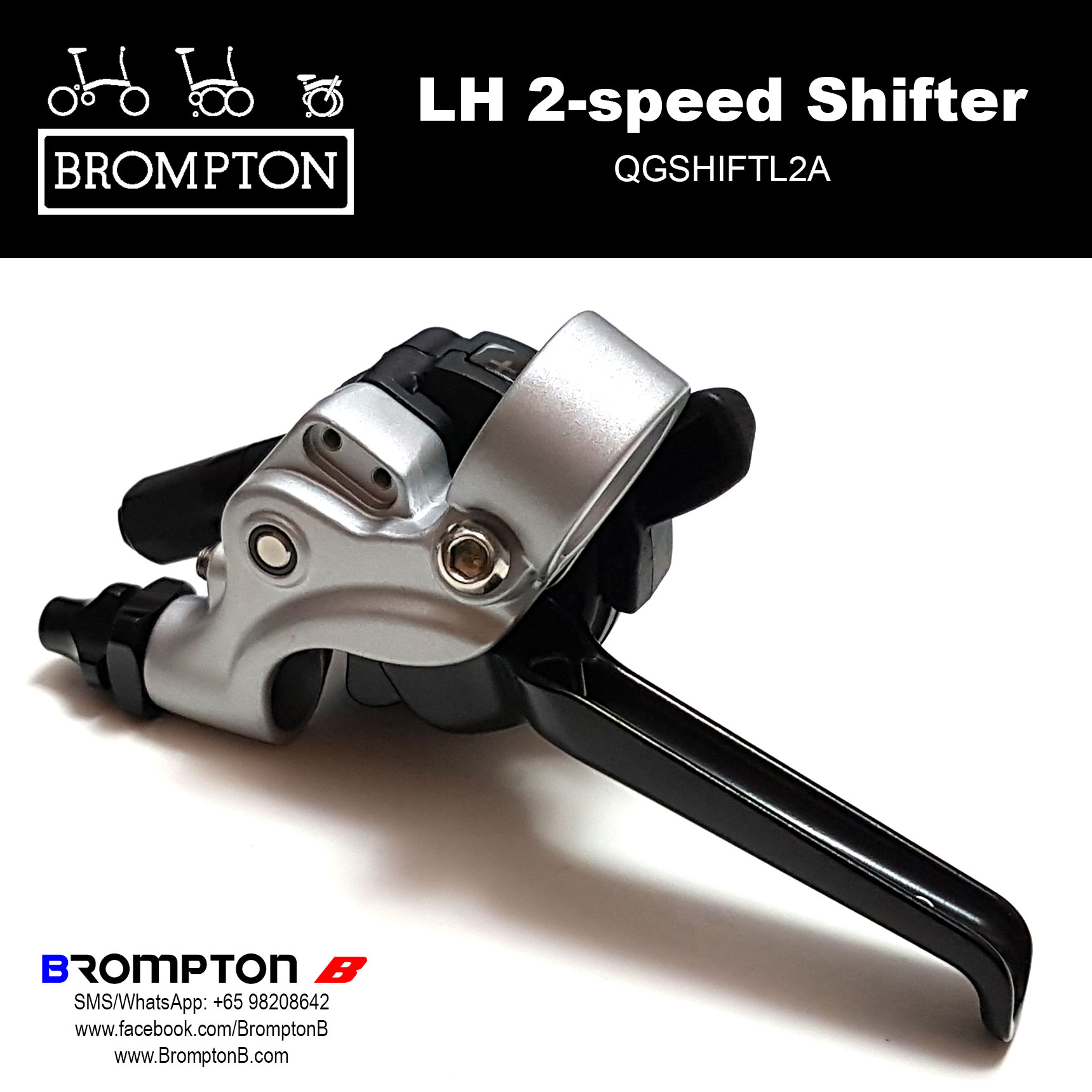 BROMPTON LH 2-speed shifter/levers - Image 4