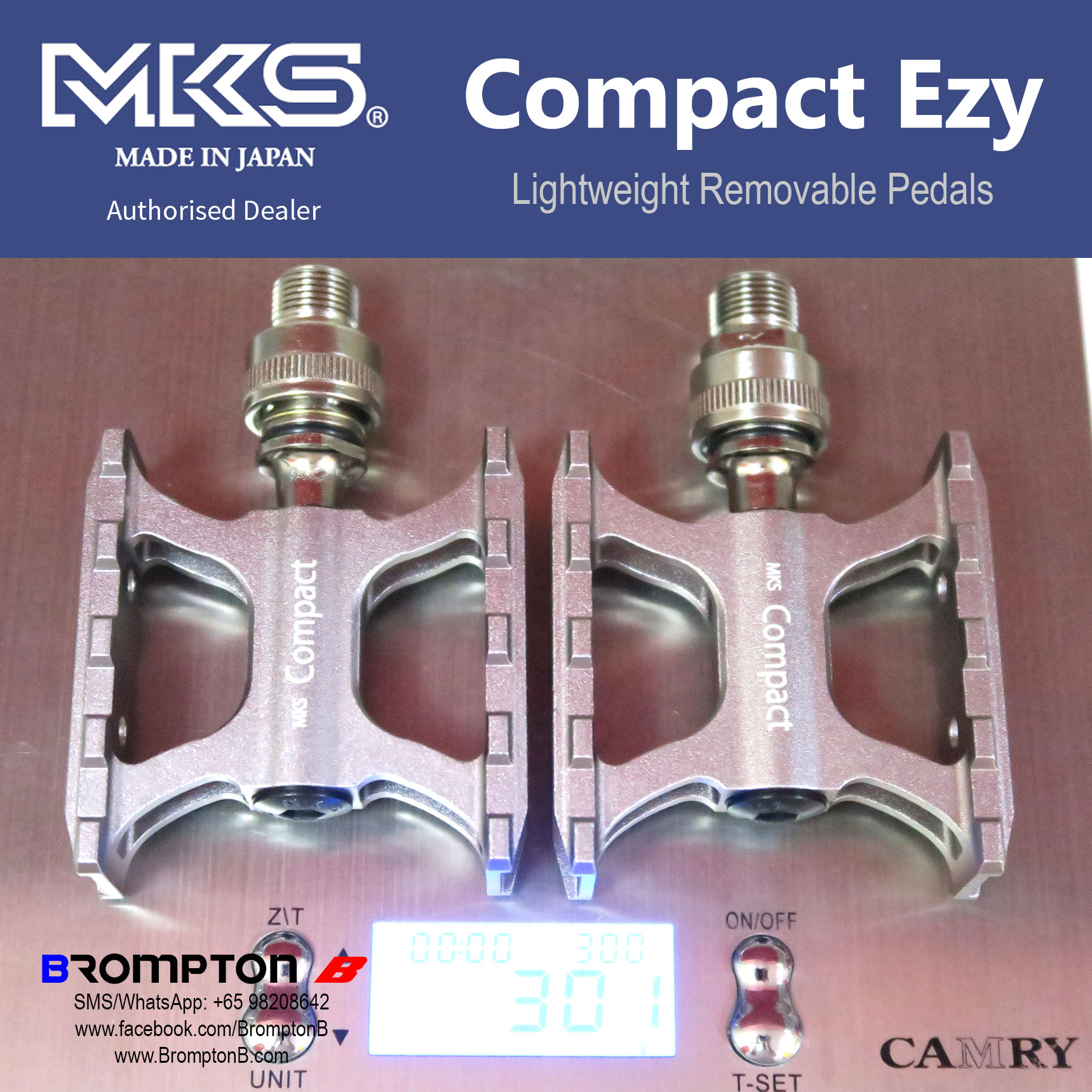 MKS Compact Ezy Pedals - Image 9
