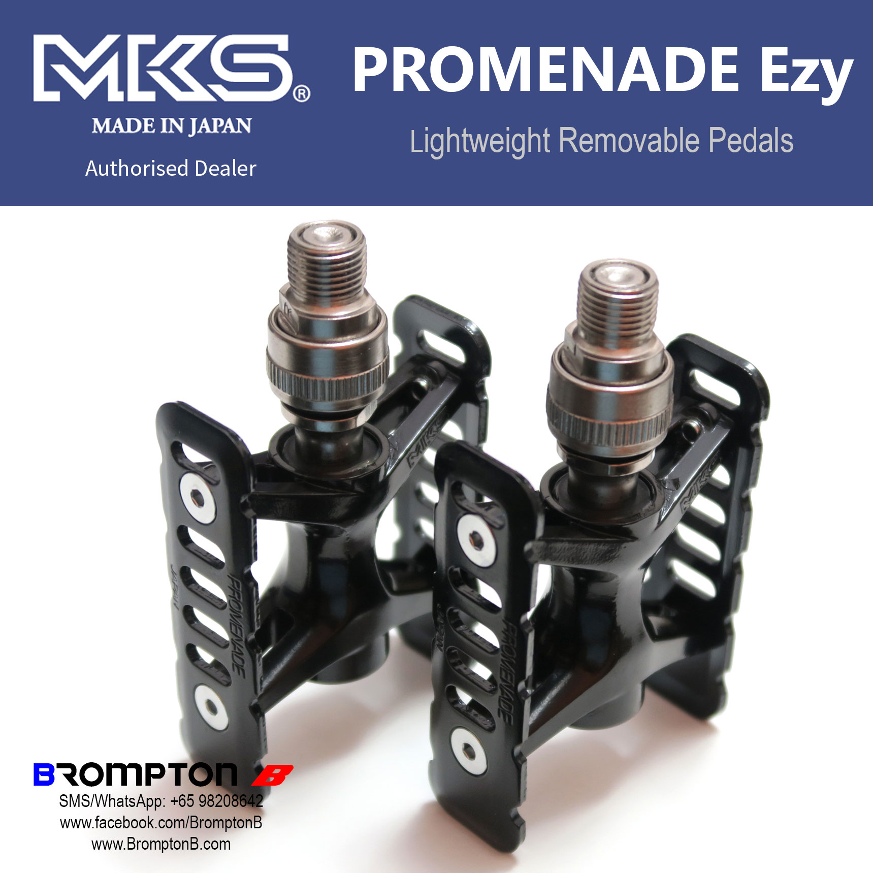 MKS PROMENADE Ezy Detachable Pedals - Image 2
