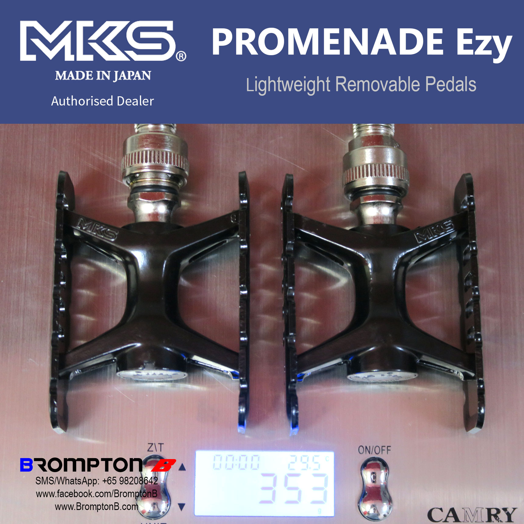 MKS PROMENADE Ezy Detachable Pedals - Image 5