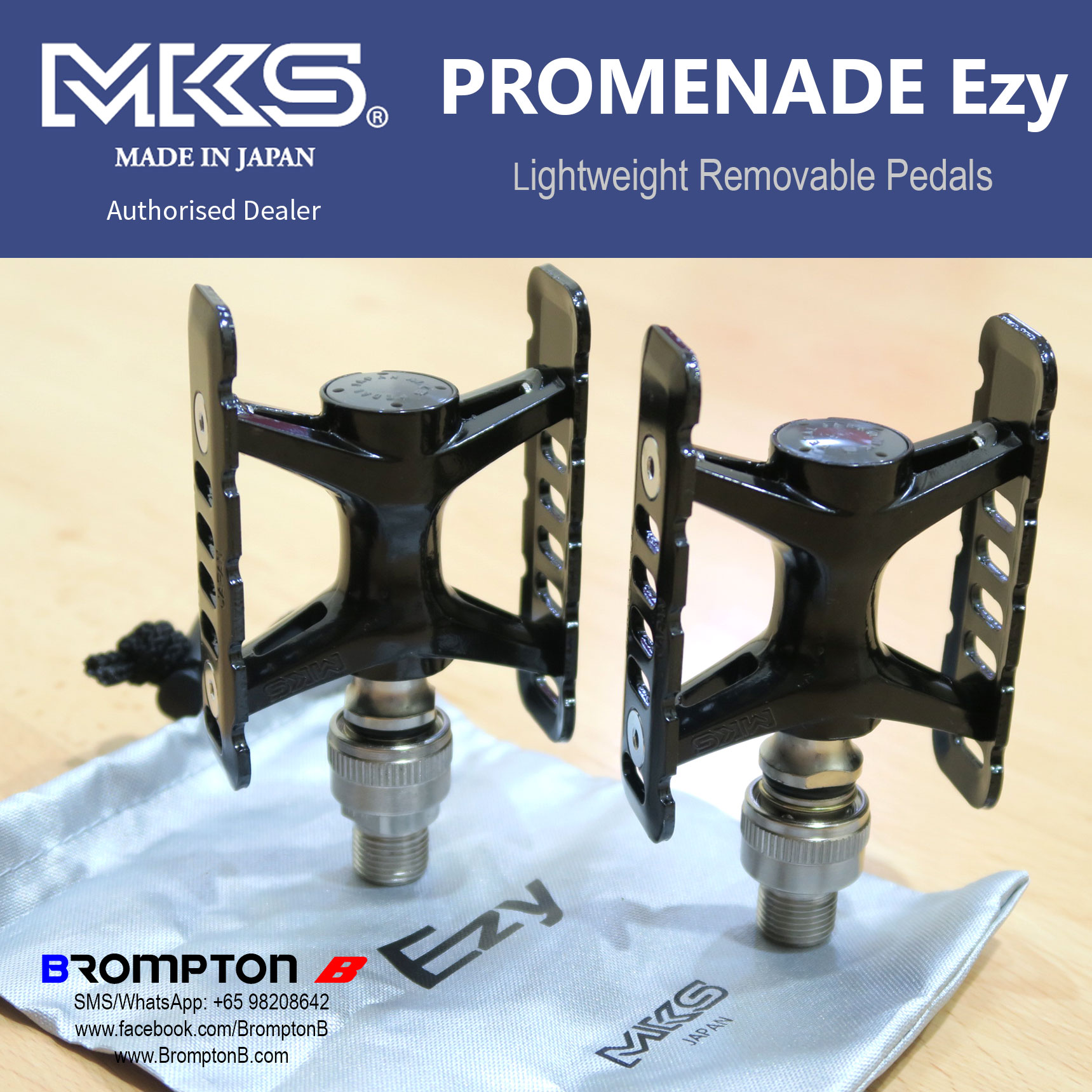MKS PROMENADE Ezy Detachable Pedals - Image 4