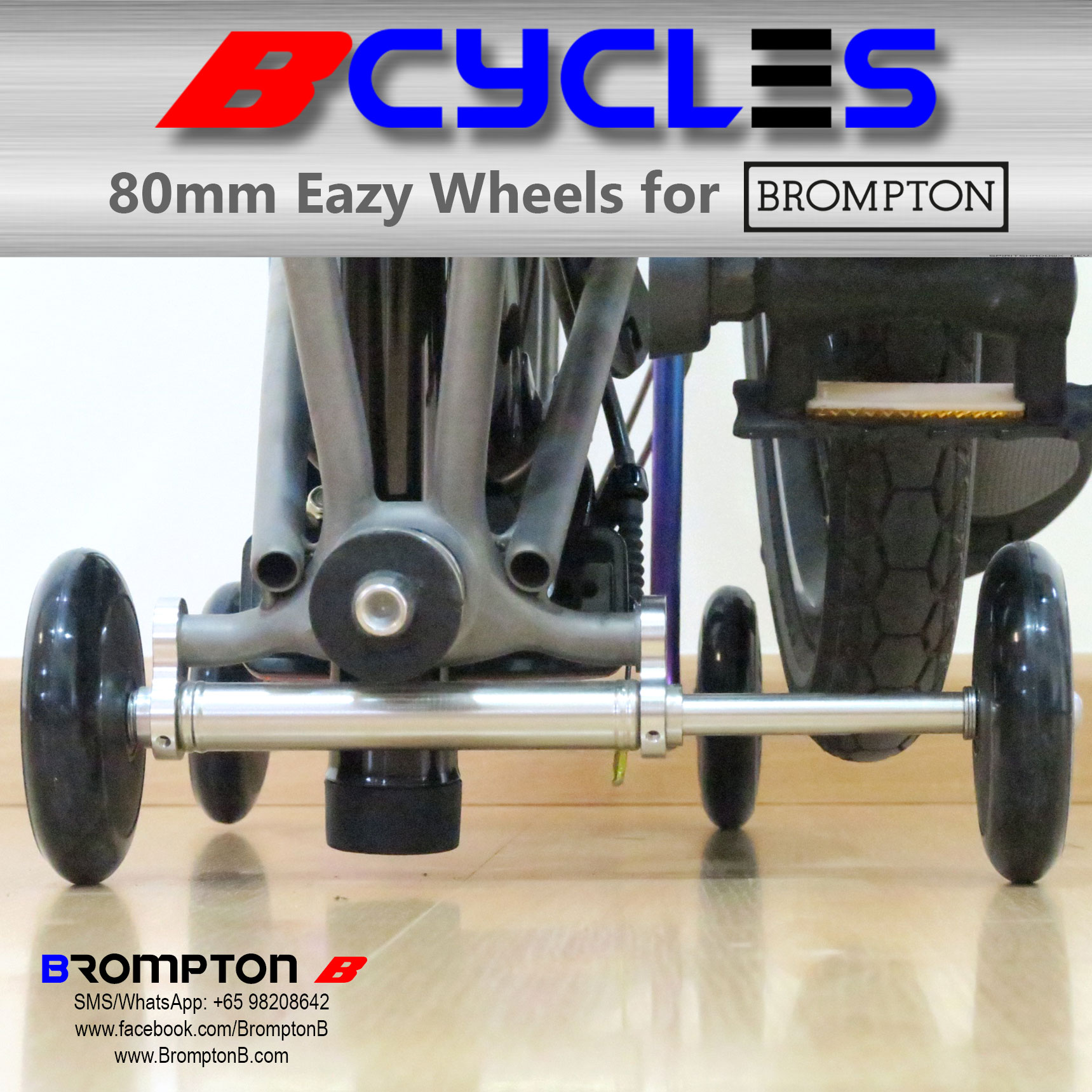 B-Cycles 80mm Eazy Wheels (for Bromptons) - Image 29