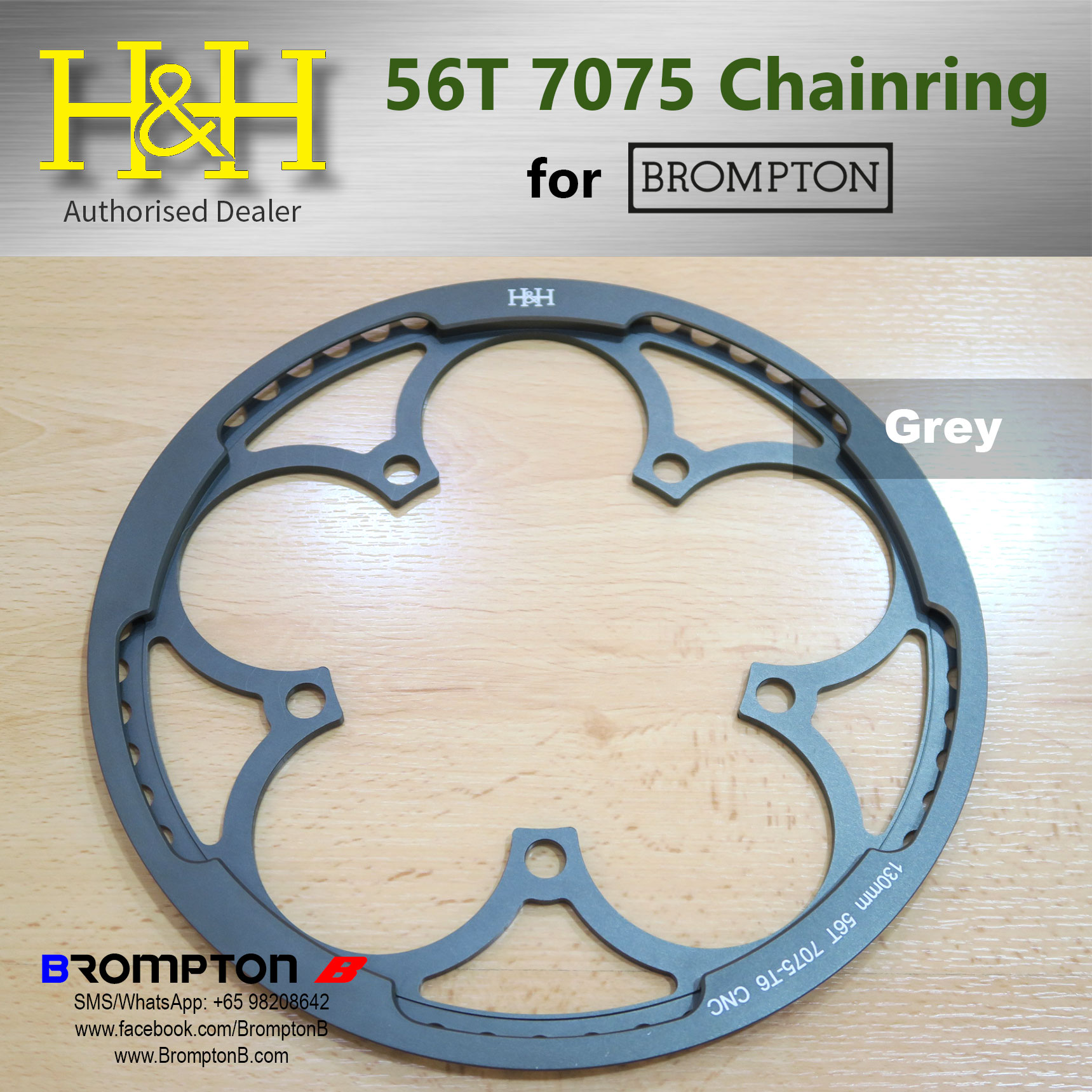 H&H Chainring 56T - Image 8