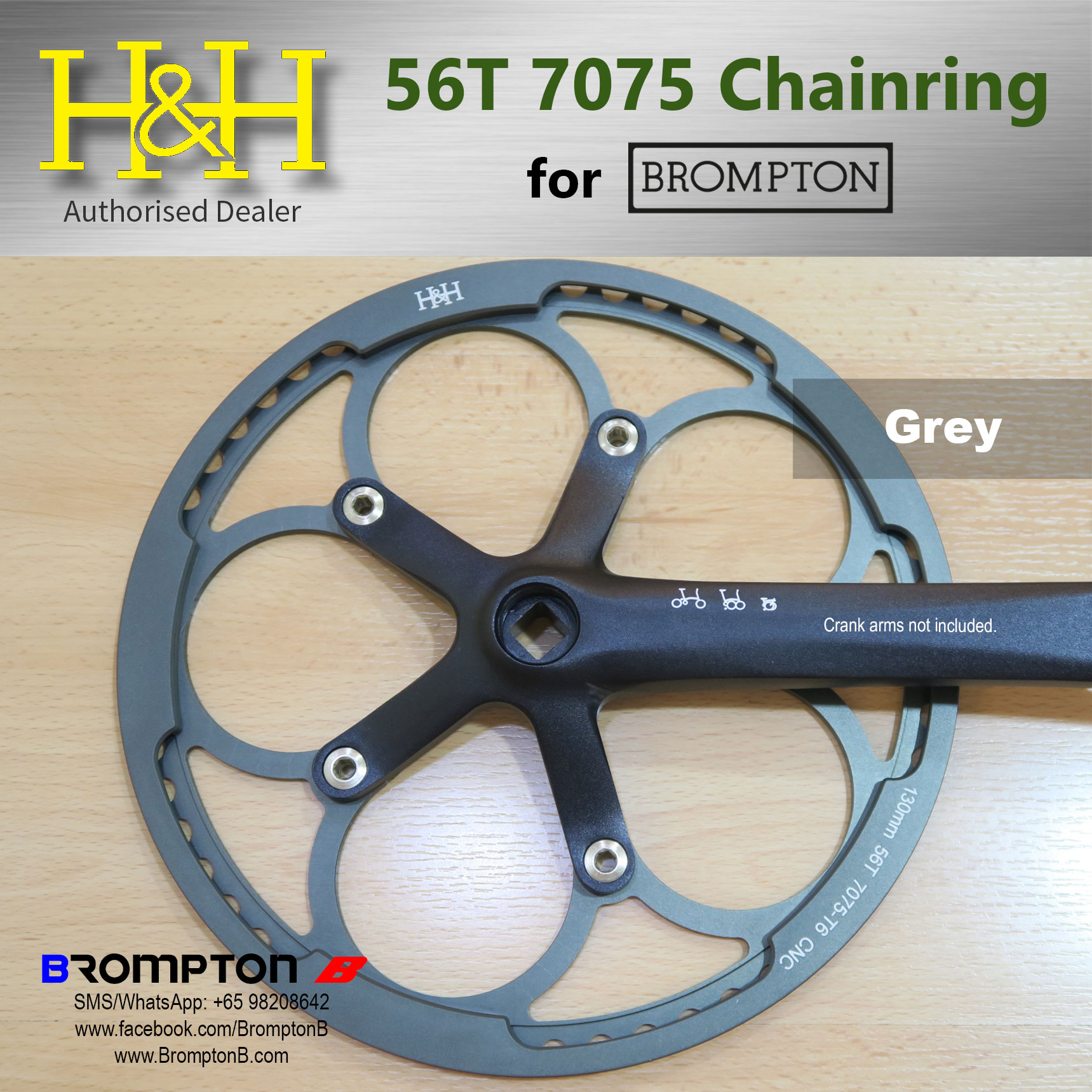 H&H Chainring 56T - Image 4