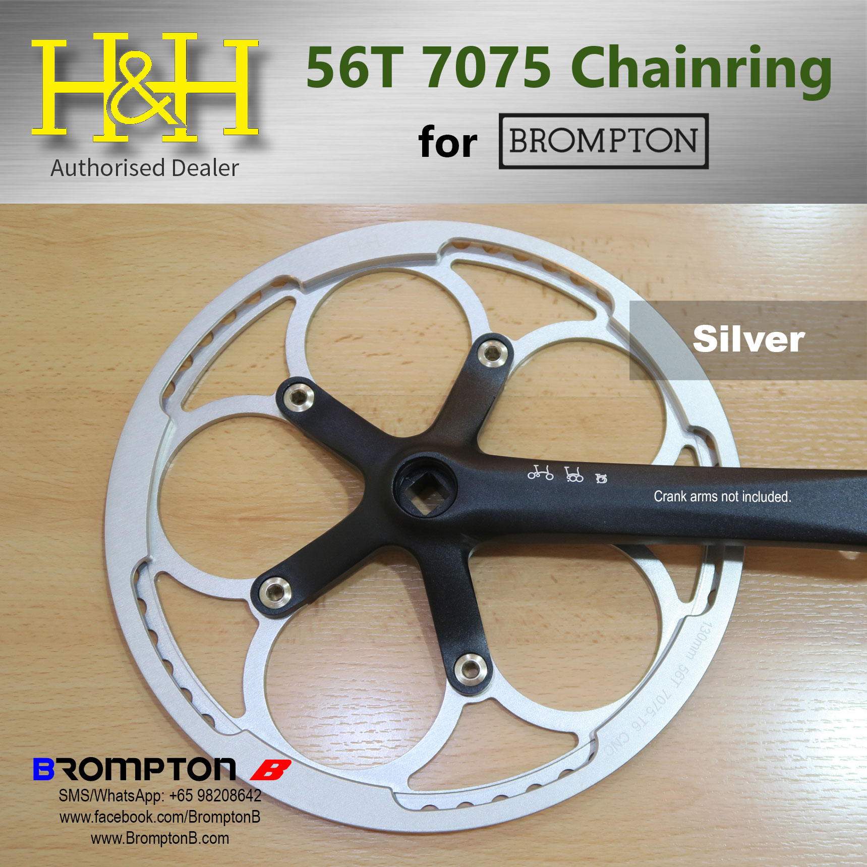 H&H Chainring 56T - Image 3