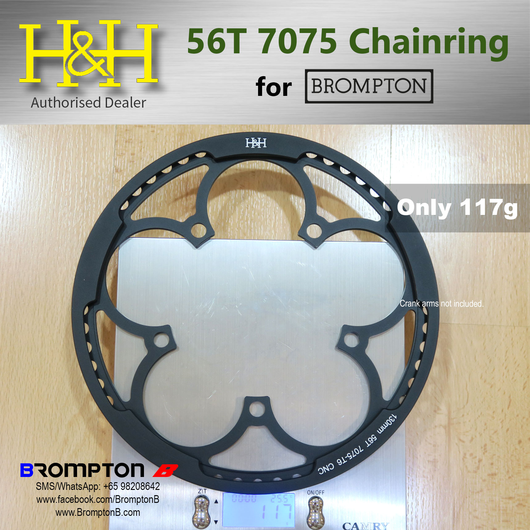 H&H Chainring 56T - Image 2