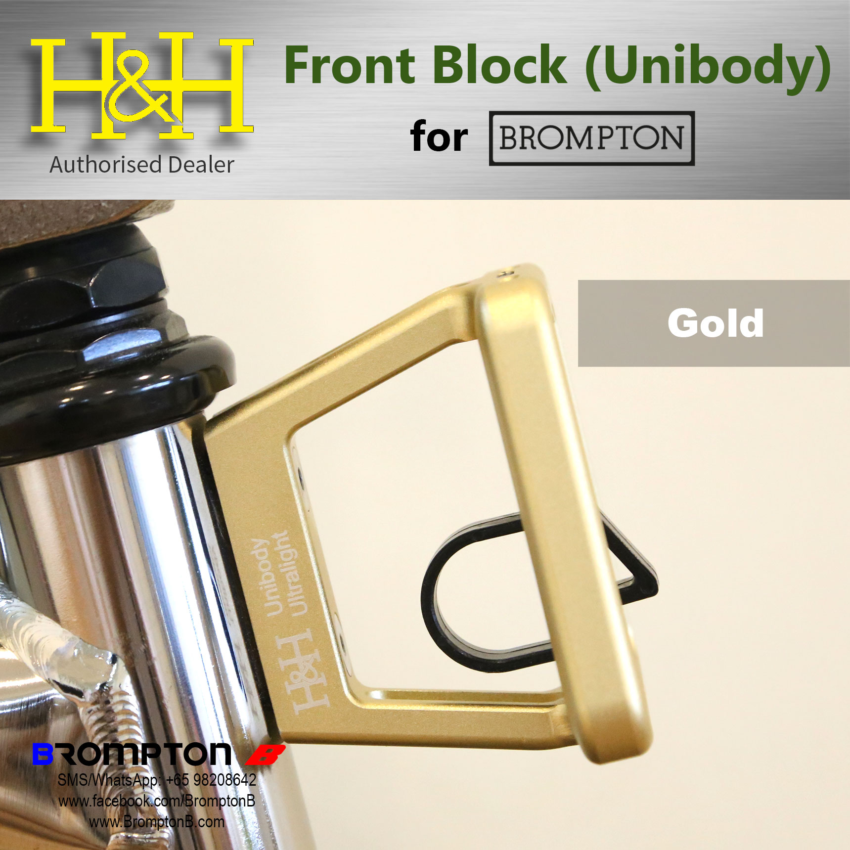 H&H Front Carrier Block (Unibody) - Image 4