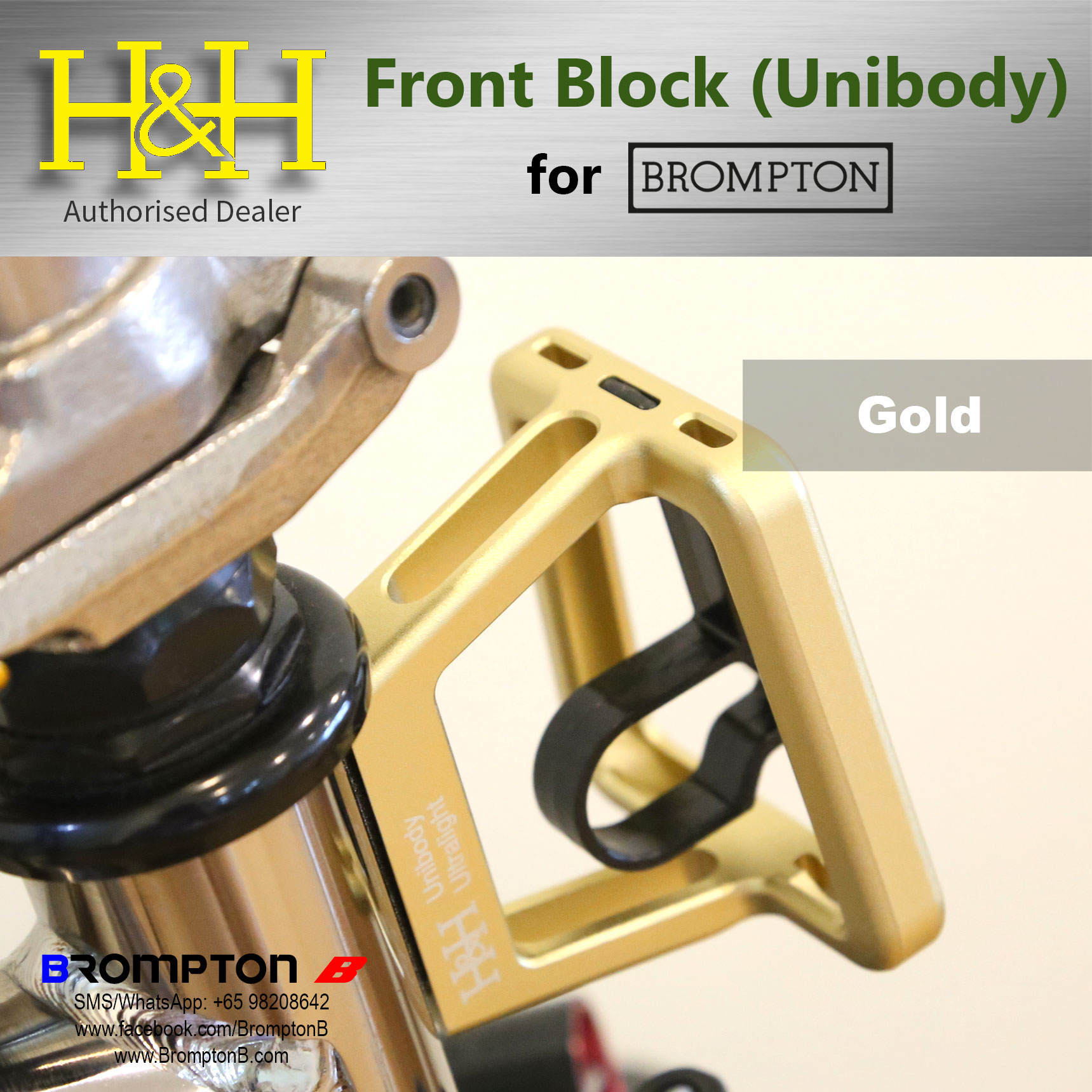 H&H Front Carrier Block (Unibody) - Image 3