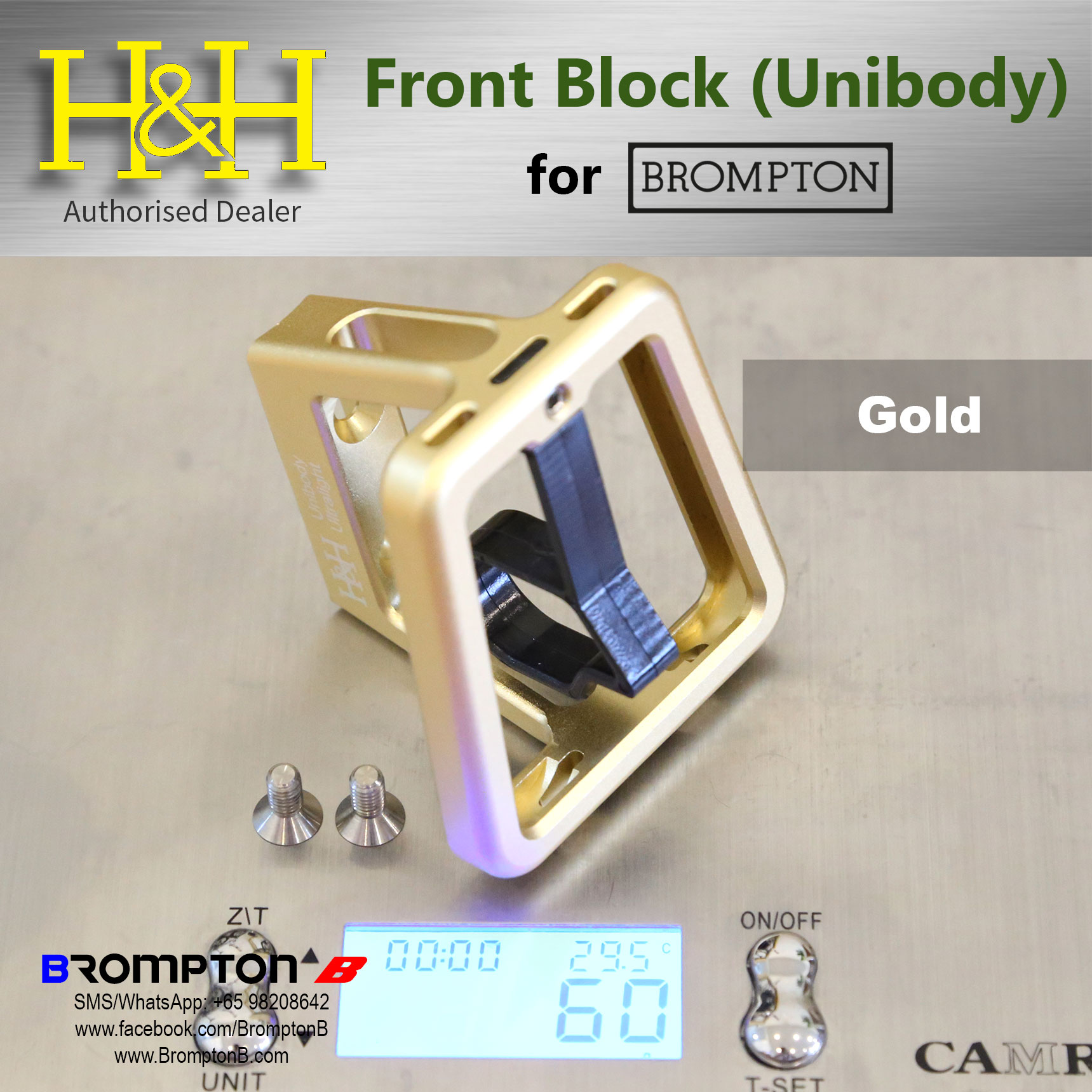 H&H Front Carrier Block (Unibody) - Image 2