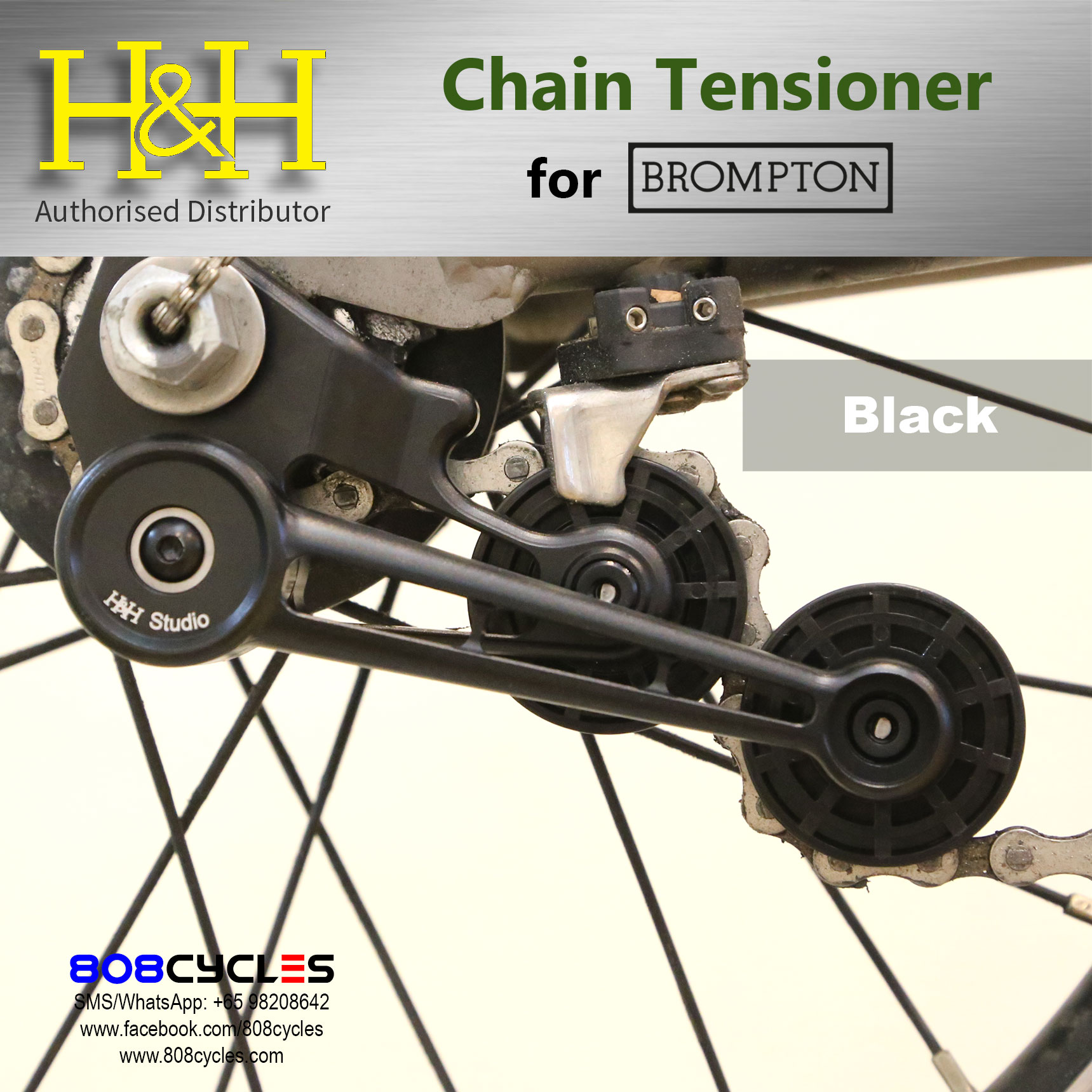 H&H Chain Tensioner for Bromptons - Image 3