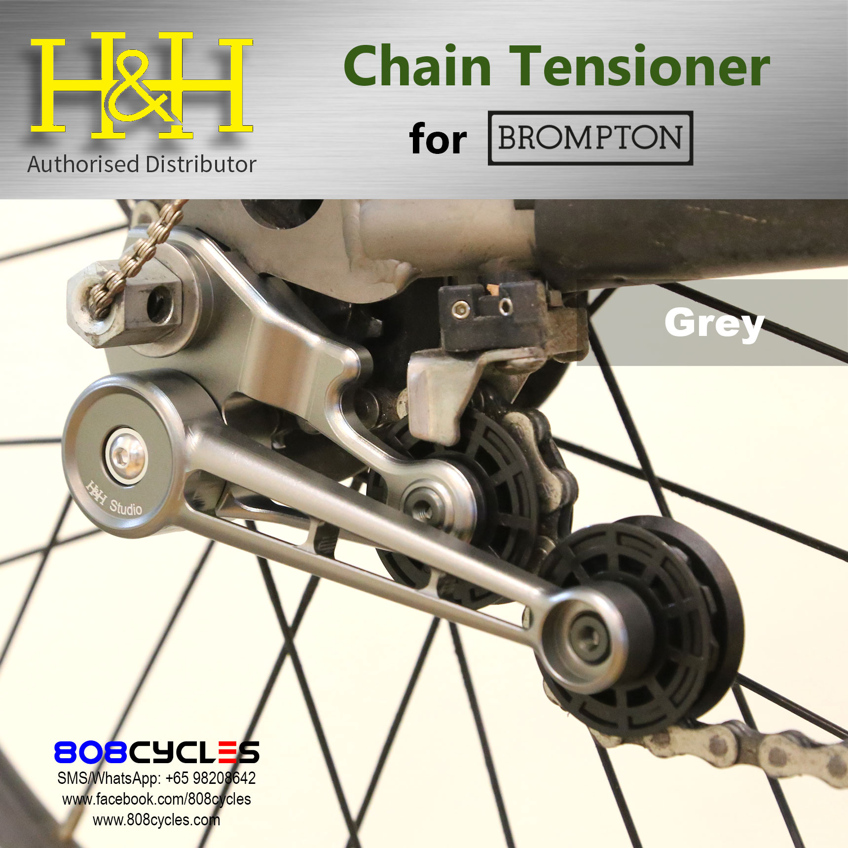H&H Chain Tensioner for Bromptons - Image 4