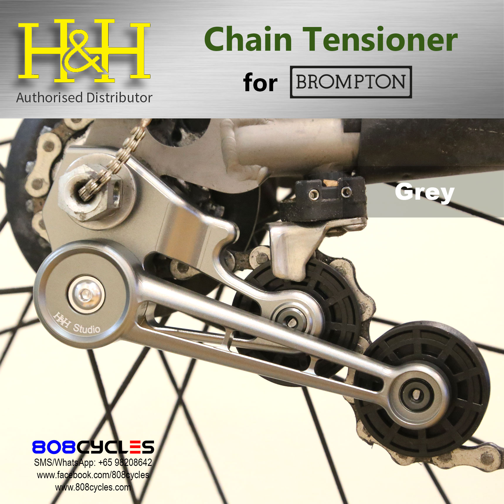 H&H Chain Tensioner for Bromptons - Image 5