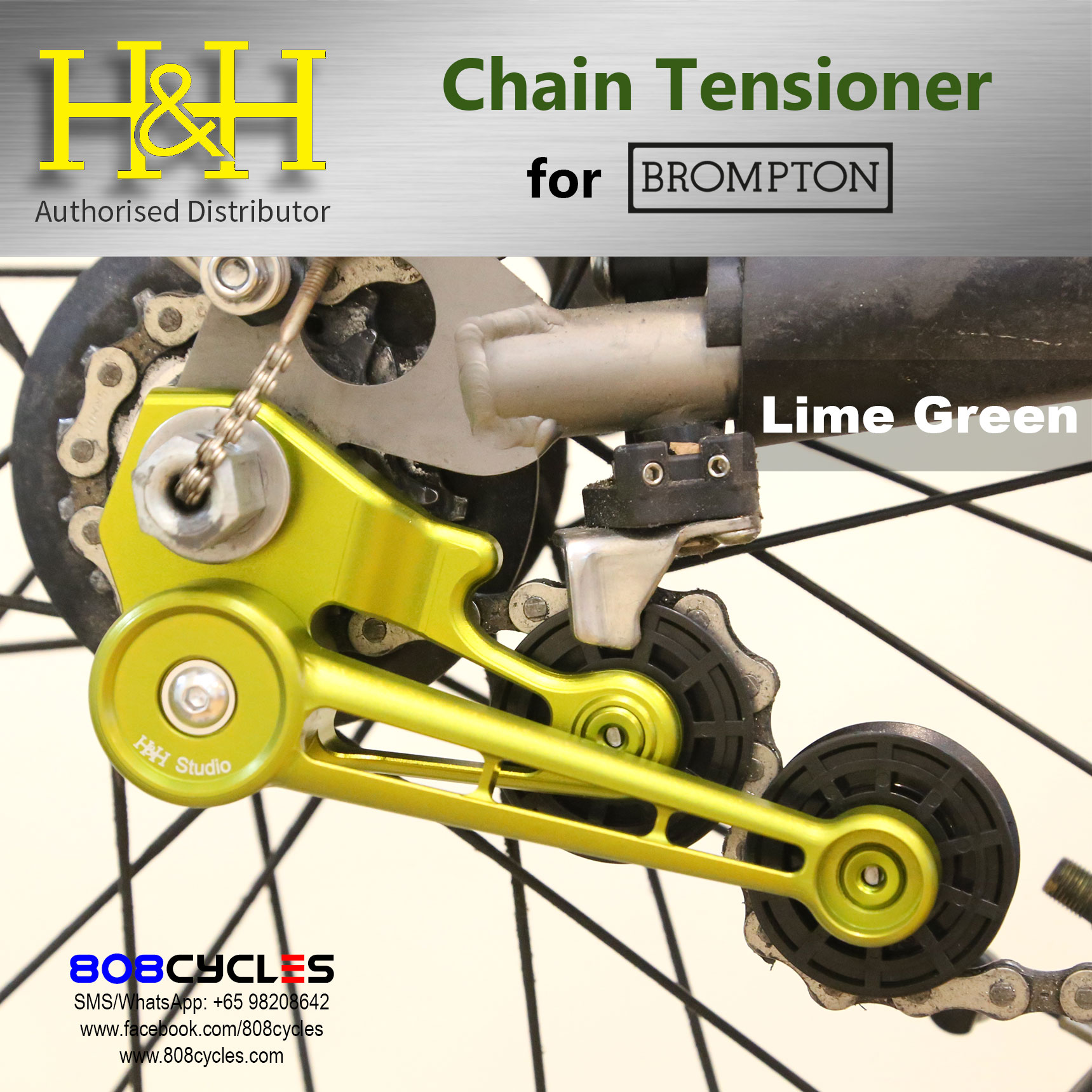 H&H Chain Tensioner for Bromptons - Image 7