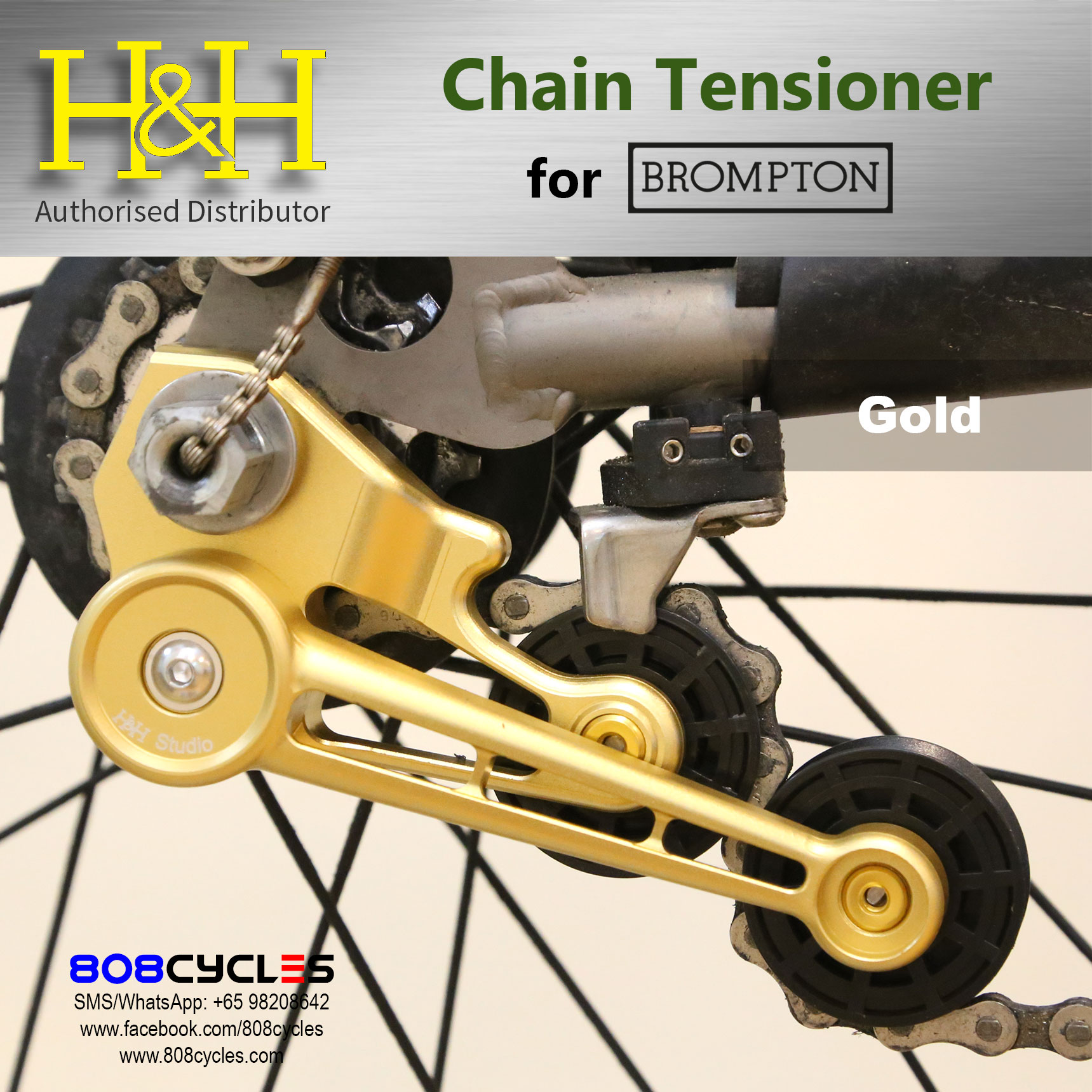 H&H Chain Tensioner for Bromptons - Image 10