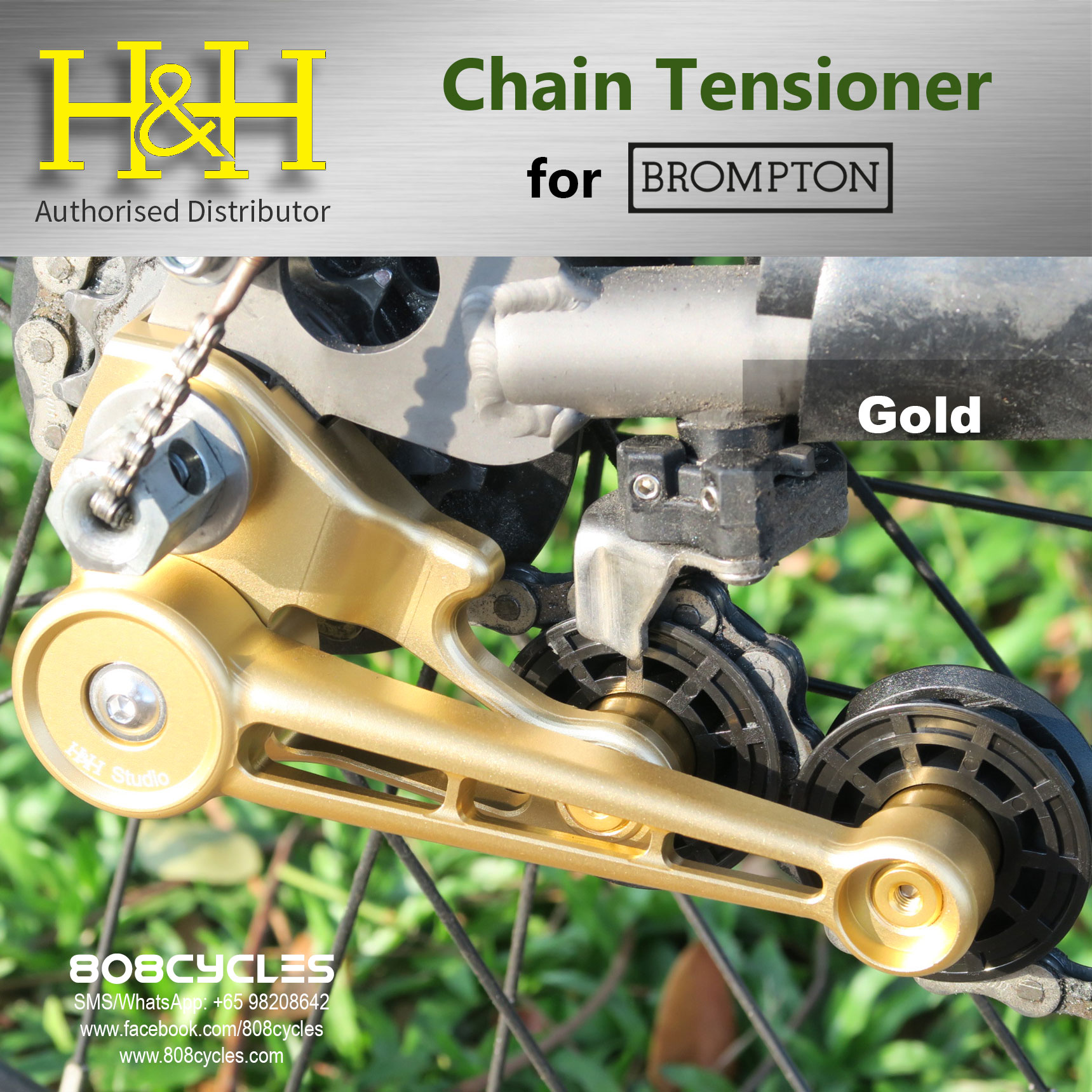 H&H Chain Tensioner for Bromptons - Image 11