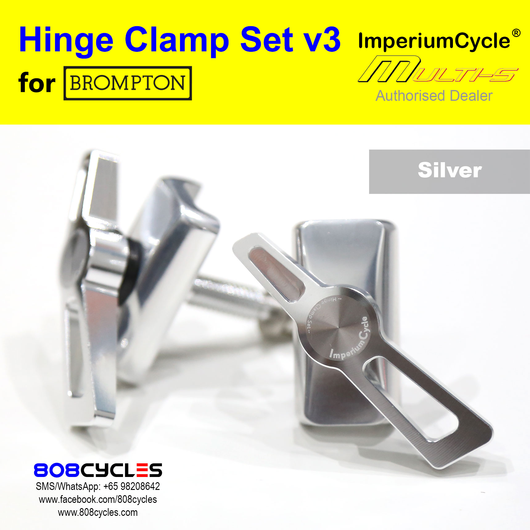 Multi-S Hinge Clamp Set for Bromptons - Image 2