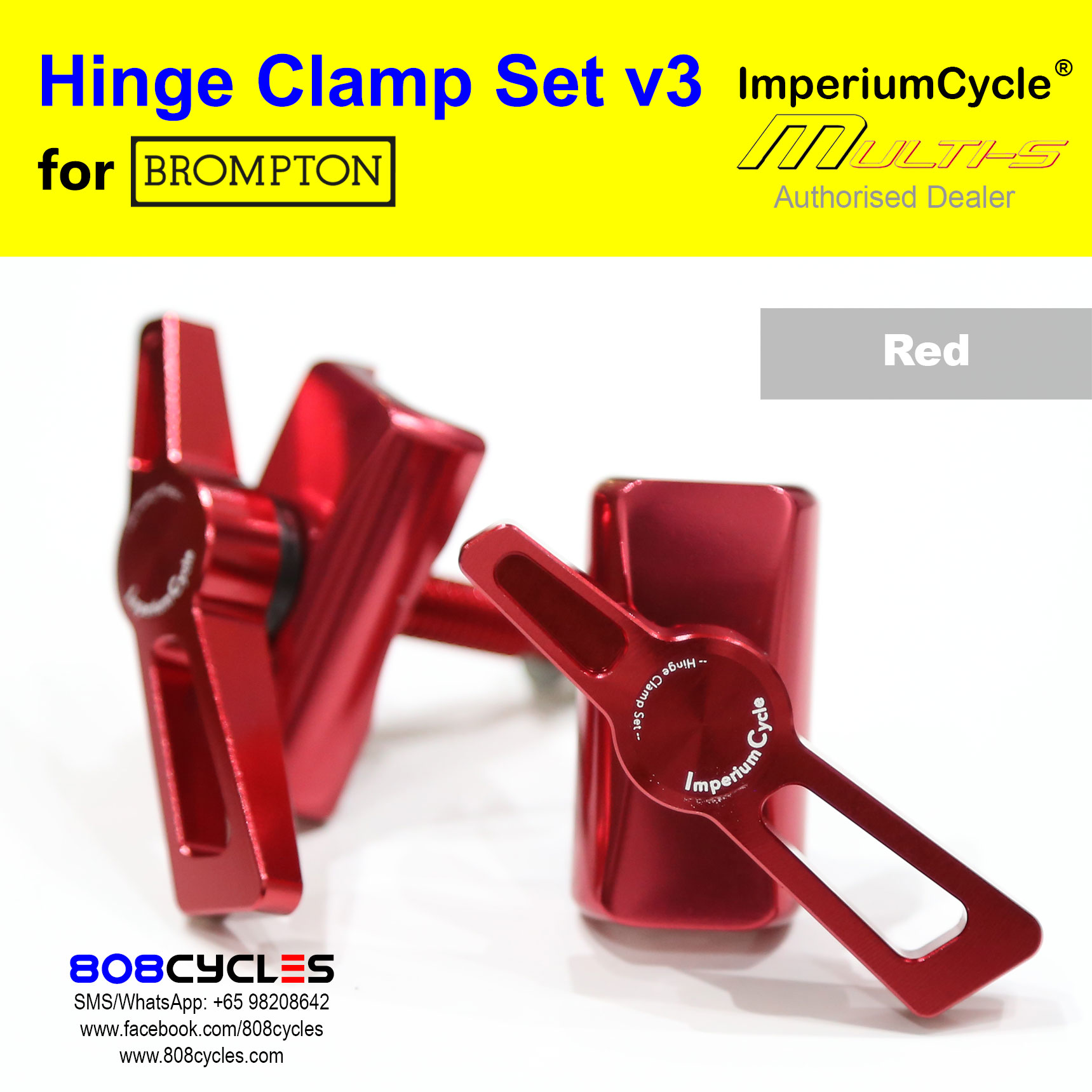 Multi-S Hinge Clamp Set for Bromptons - Image 3