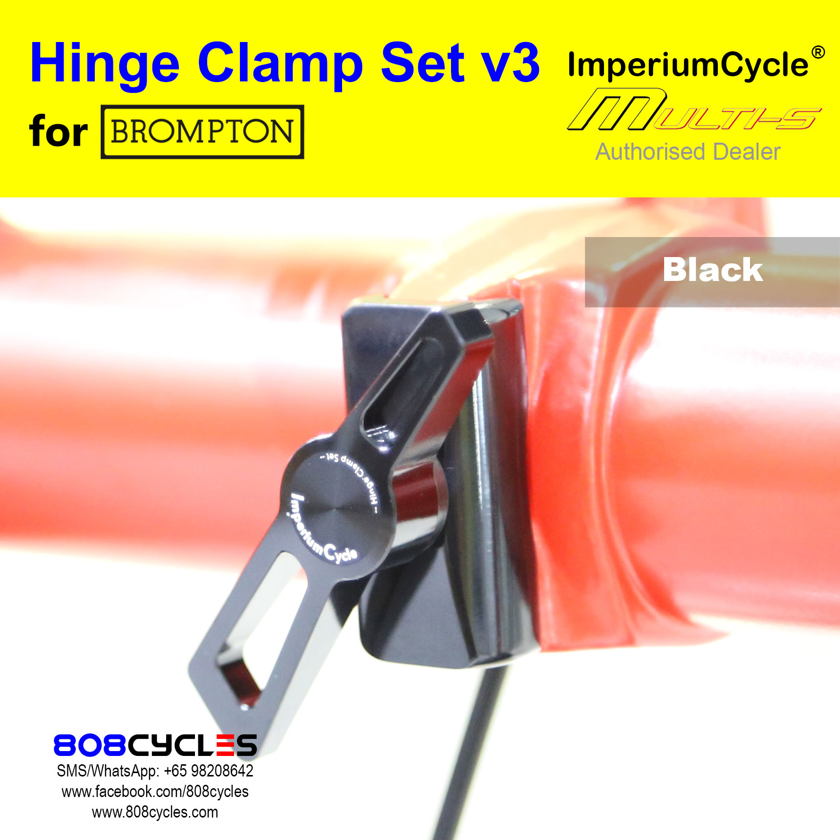 Multi-S Hinge Clamp Set for Bromptons - Image 6