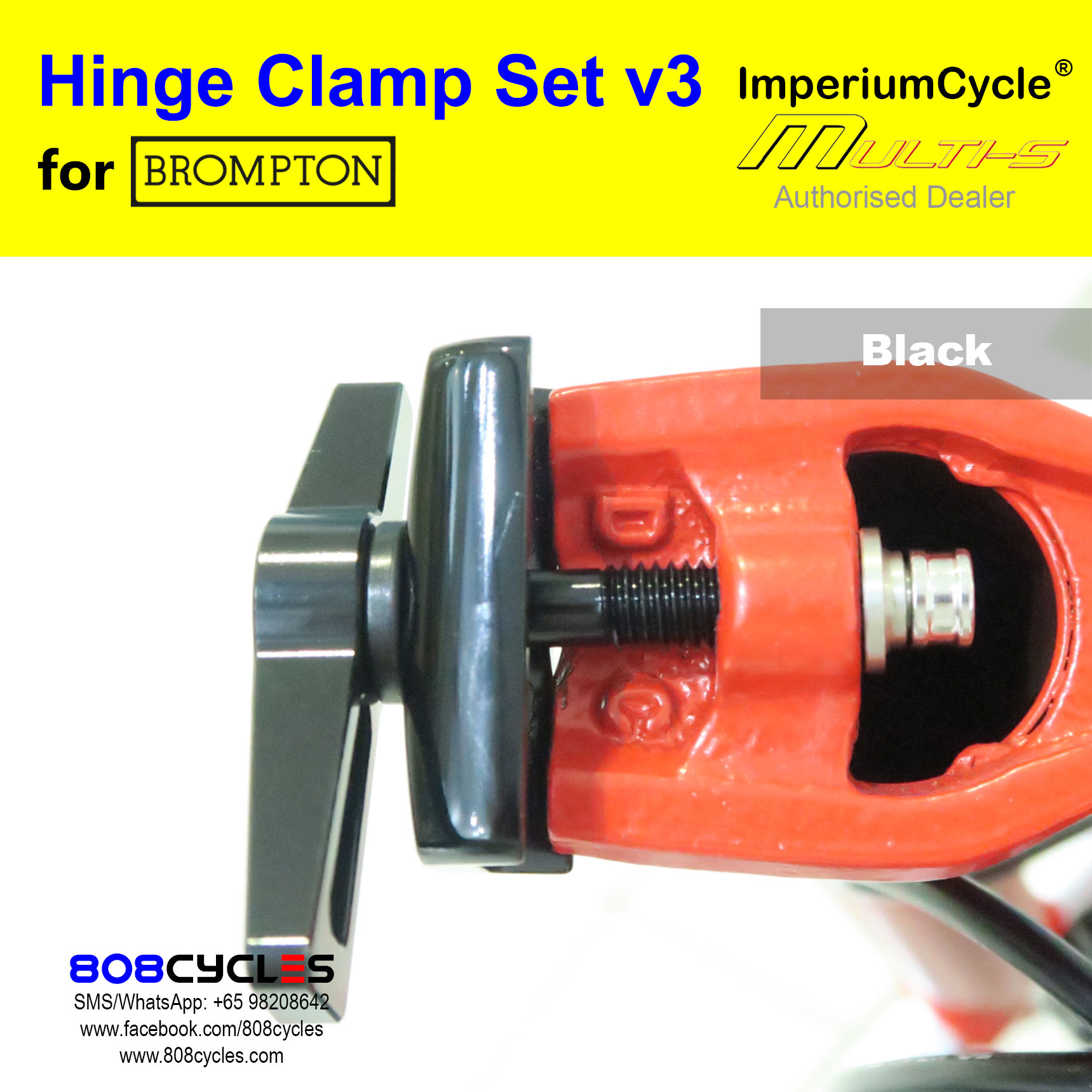 Multi-S Hinge Clamp Set for Bromptons - Image 7