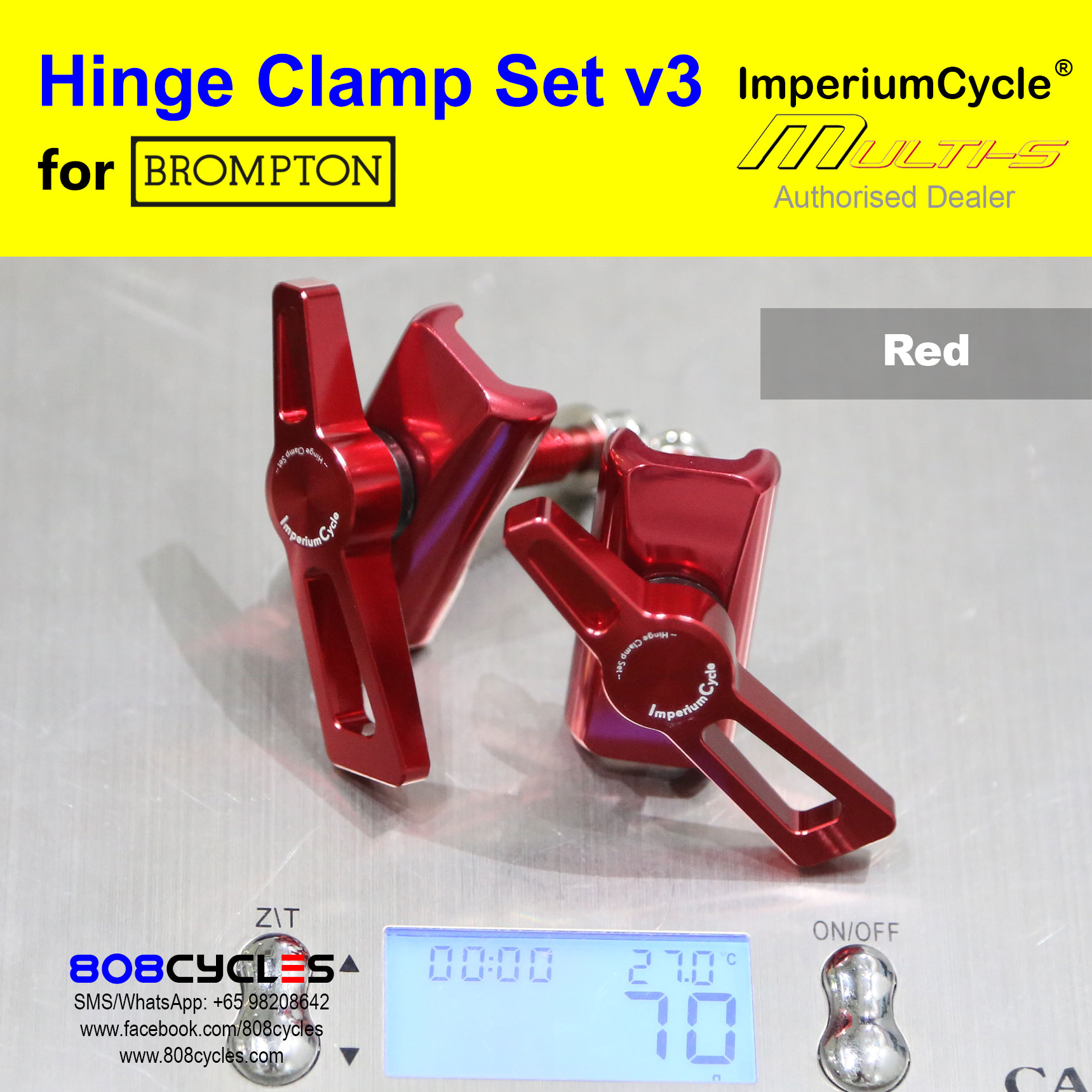 Multi-S Hinge Clamp Set for Bromptons - Image 9