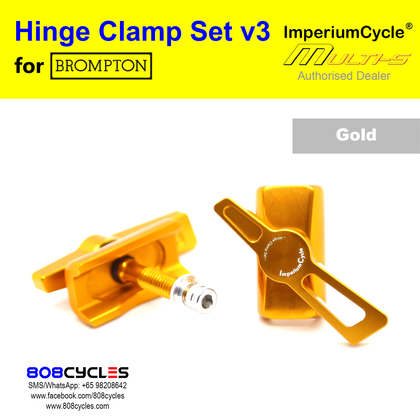 Multi-S Hinge Clamp Set for Bromptons - Image 10