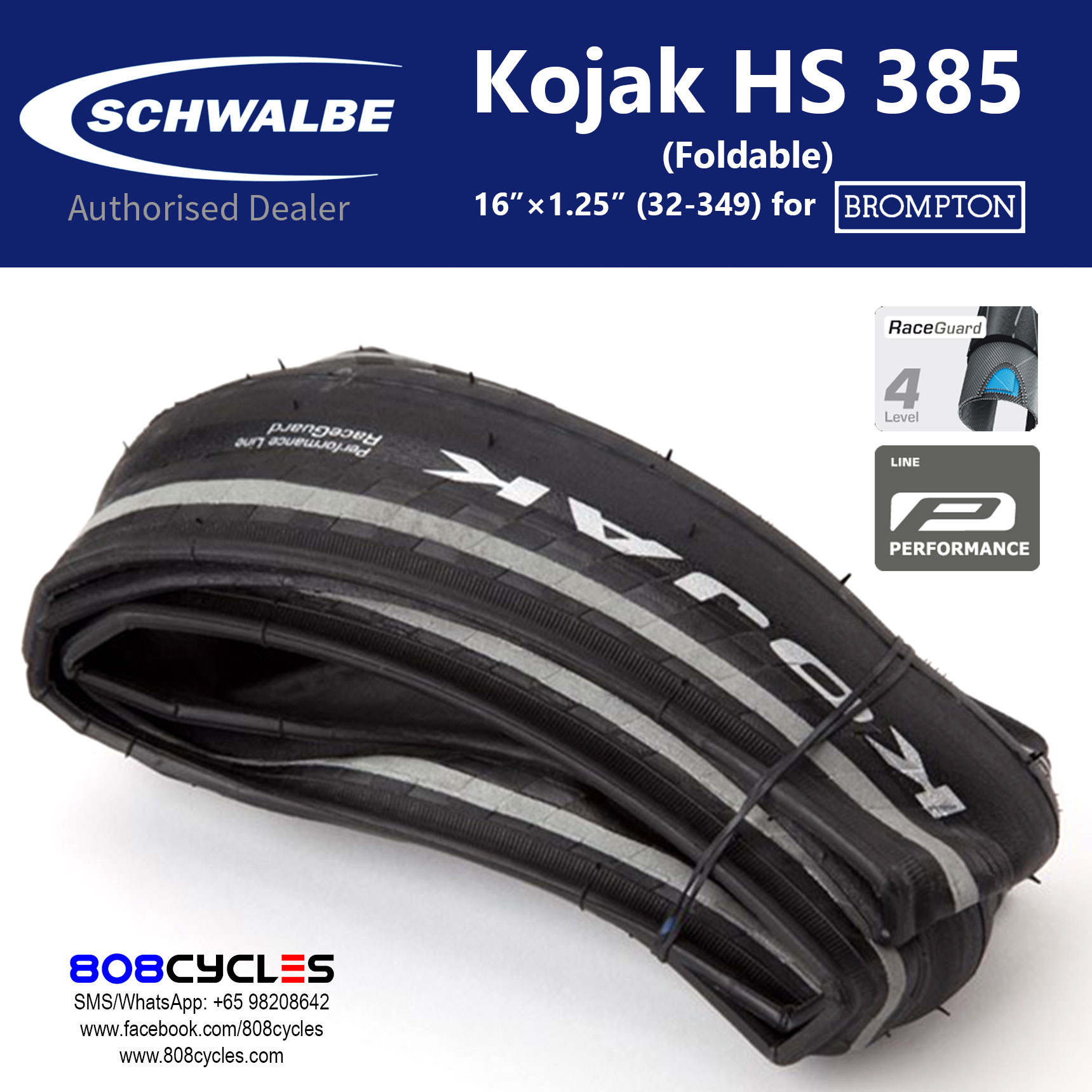 Schwalbe Kojak HS 385 (foldable)