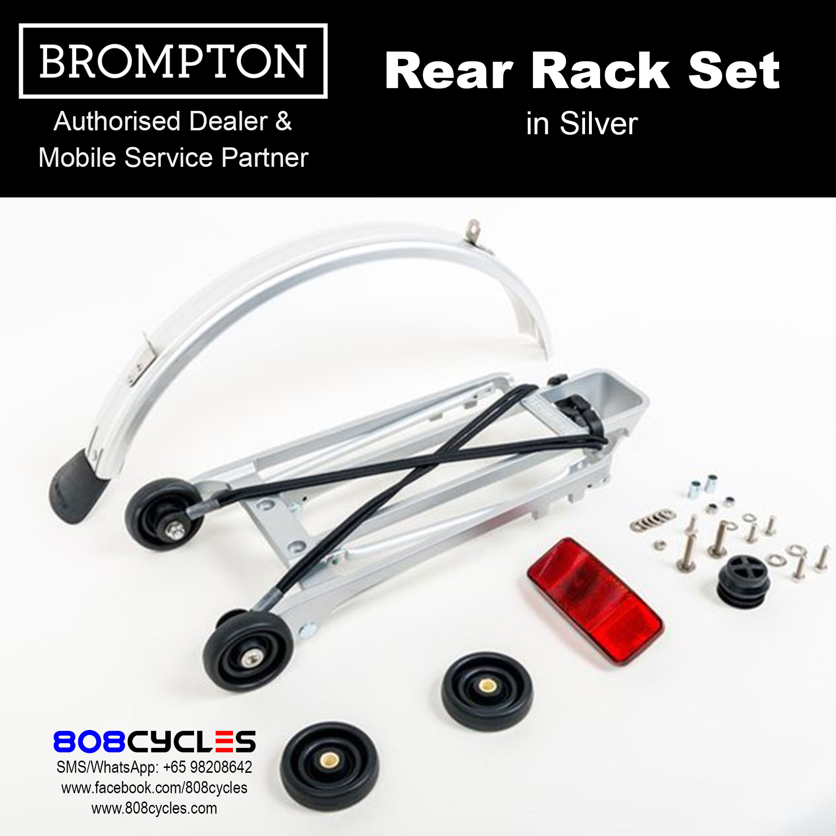 BROMPTON Rear Rack Set for A or old-C Line - Image 2