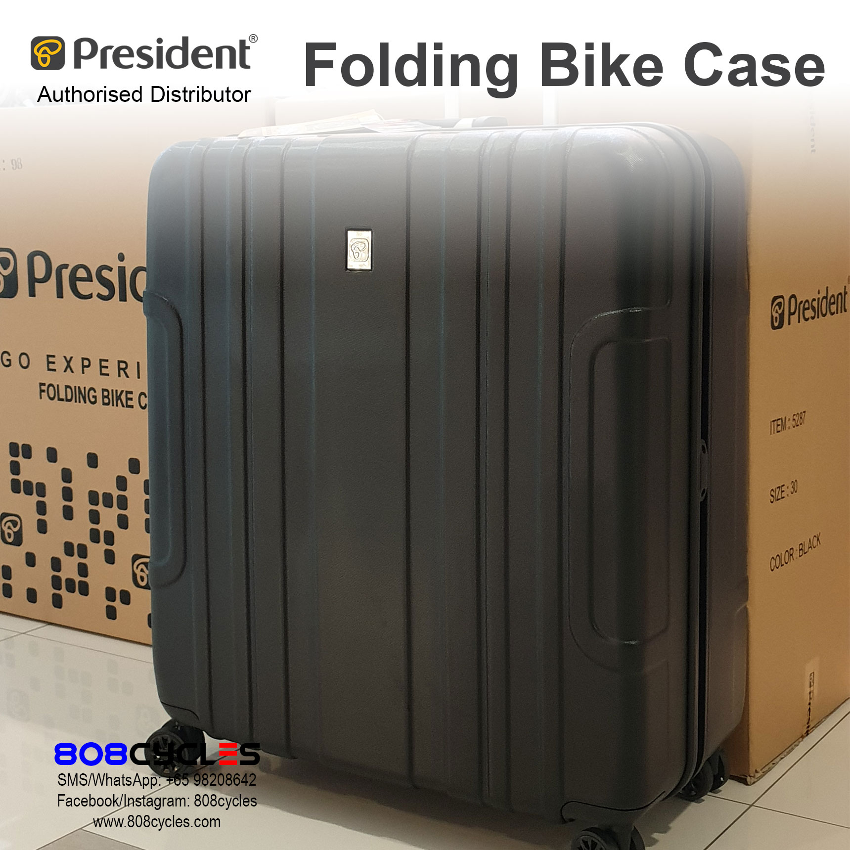 President Folding Bike Case – 808 Cycles