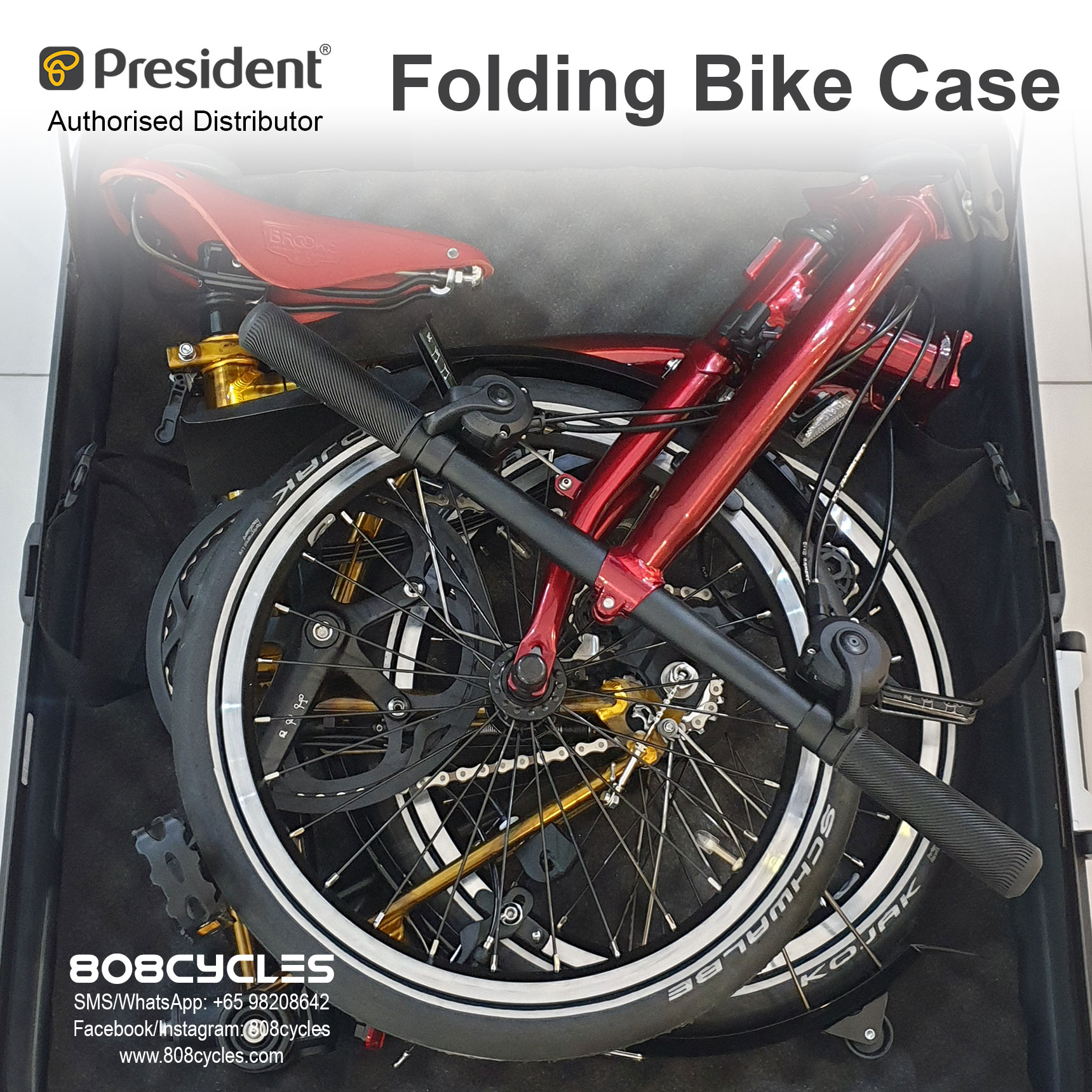 President Folding Bike Case – 808 Cycles