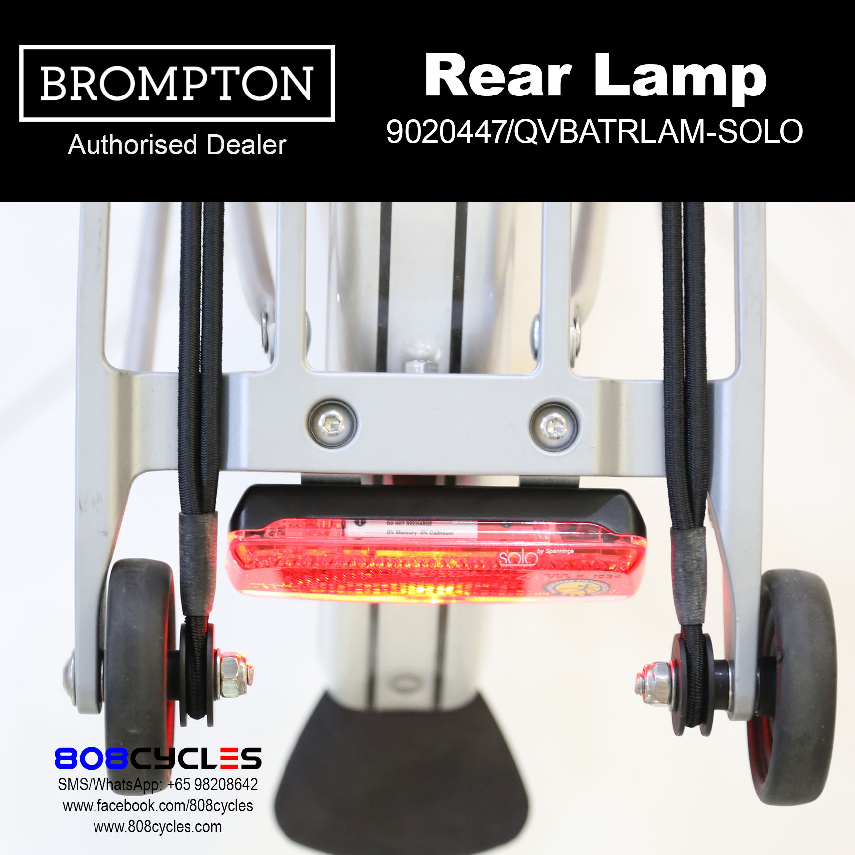 BROMPTON Rear Battery Lamp (without mounting brackets) - Image 9