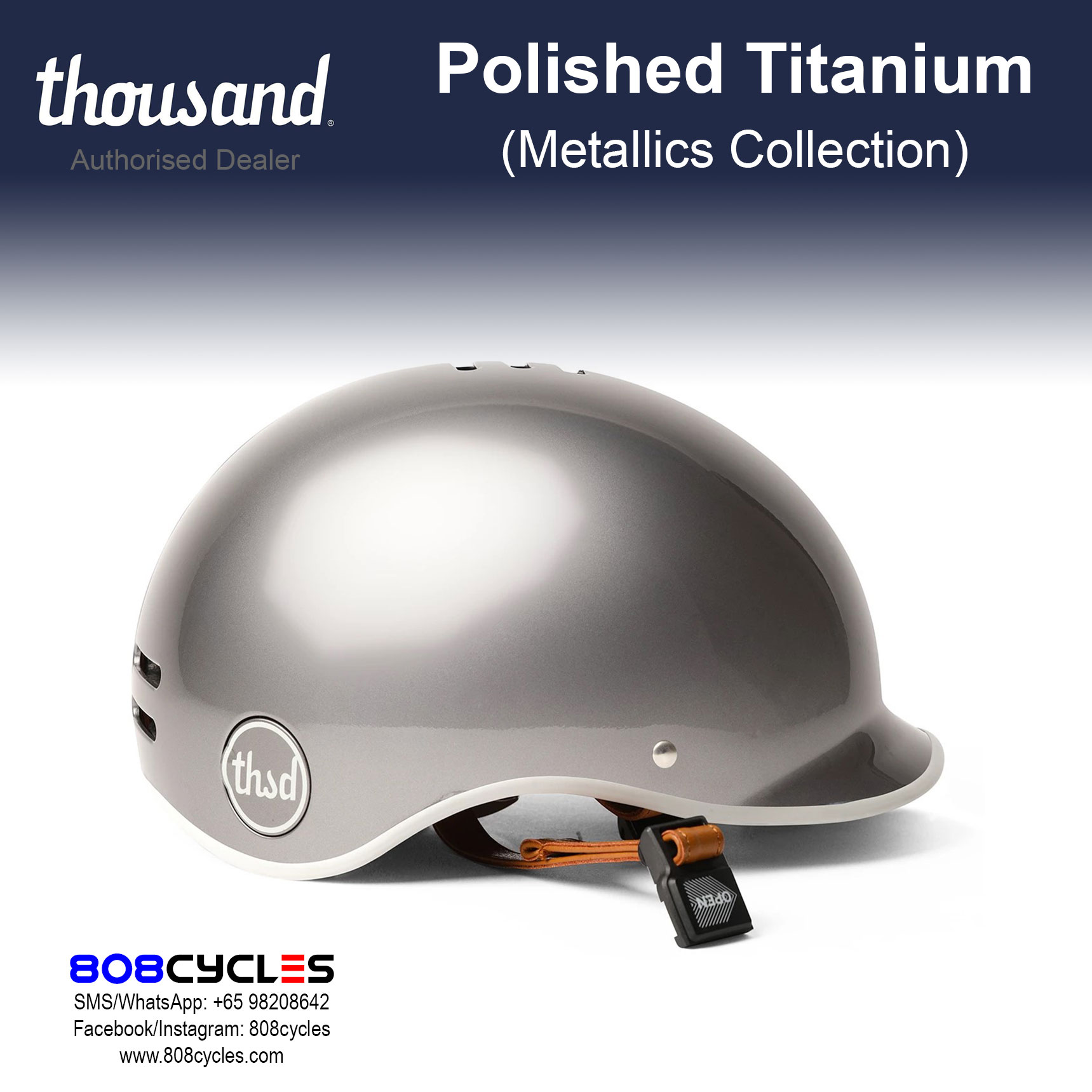 Thousand Metallics Collection - Polished Titanium