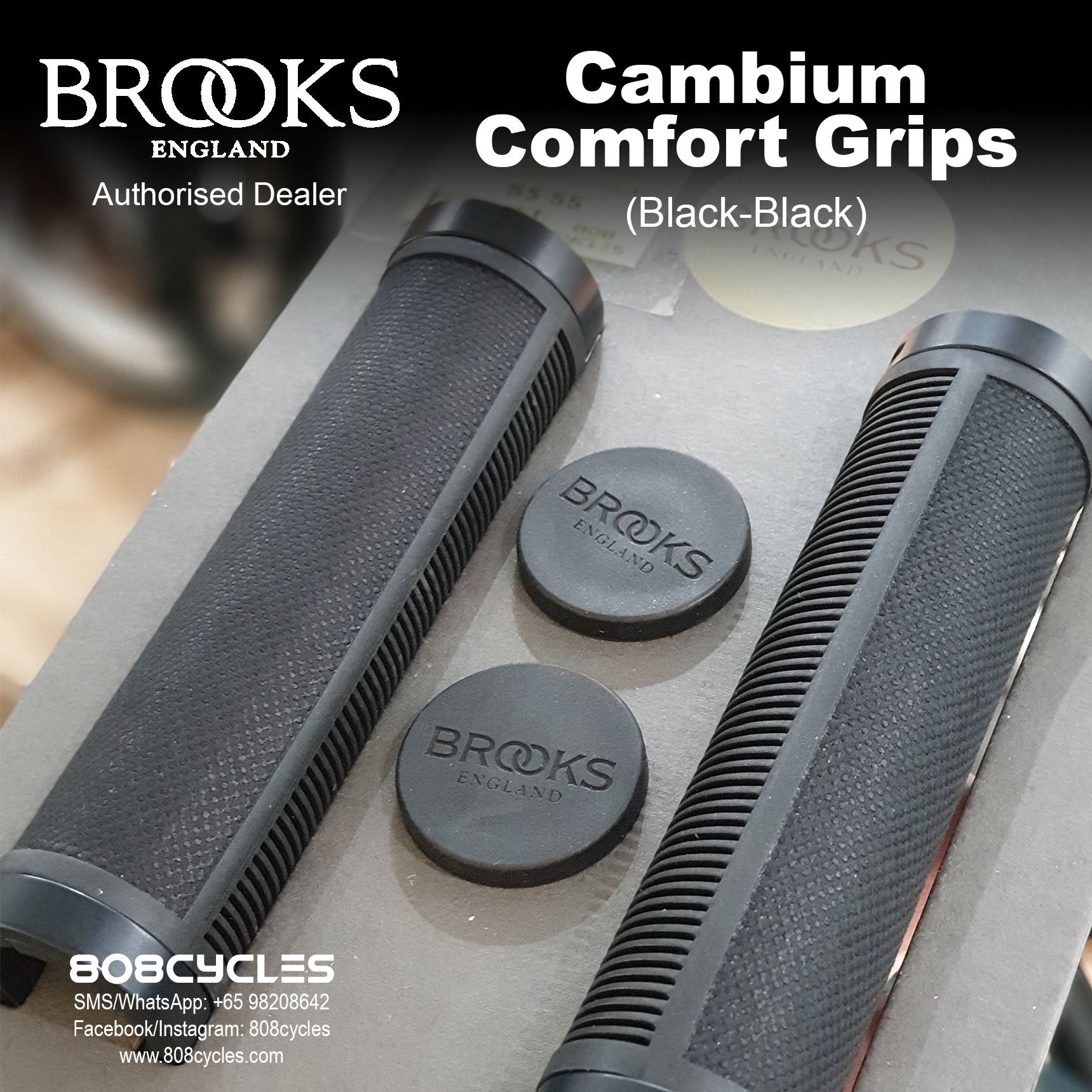 Brooks Cambium Comfort Grips 130/130mm - Image 2