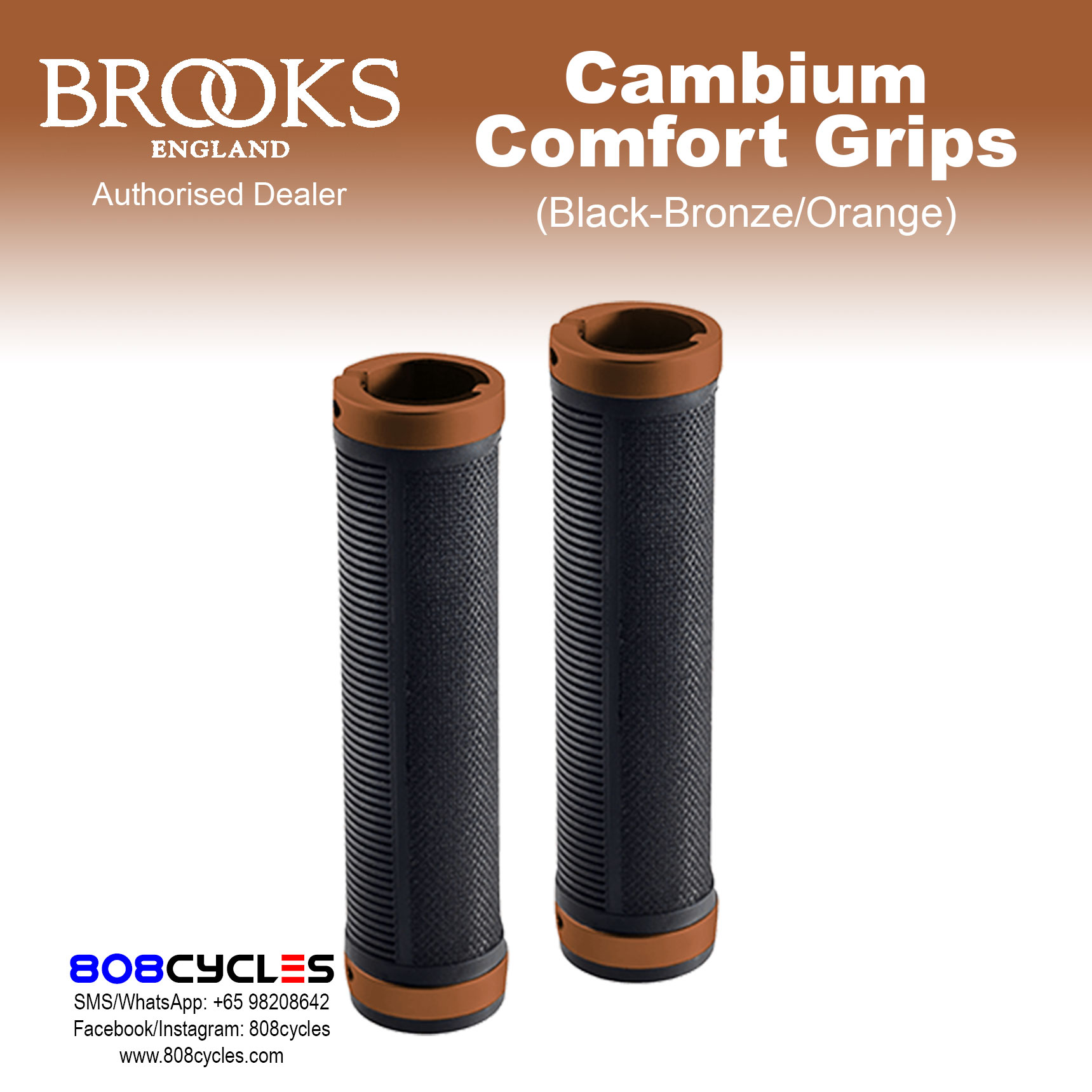 Brooks Cambium Comfort Grips 130/130mm - Image 3