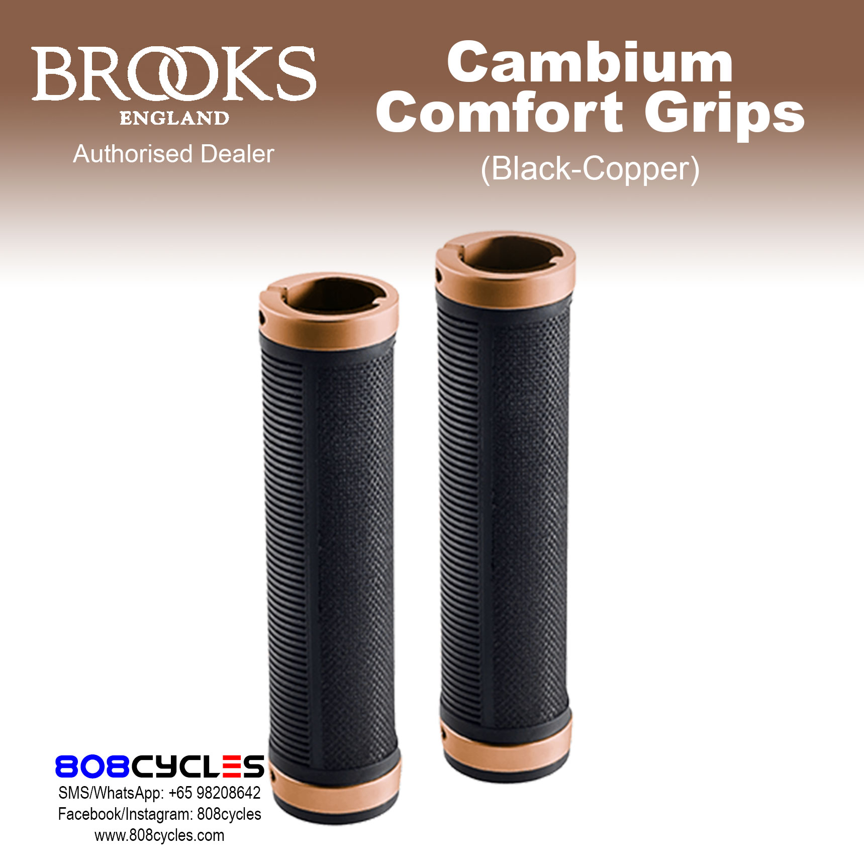 Brooks Cambium Comfort Grips 130/130mm - Image 5
