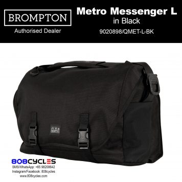 Brompton Metro Messenger Bag Large – Black