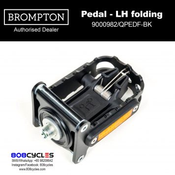 BROMPTON Pedal (Left-Hand, Folding, Black)