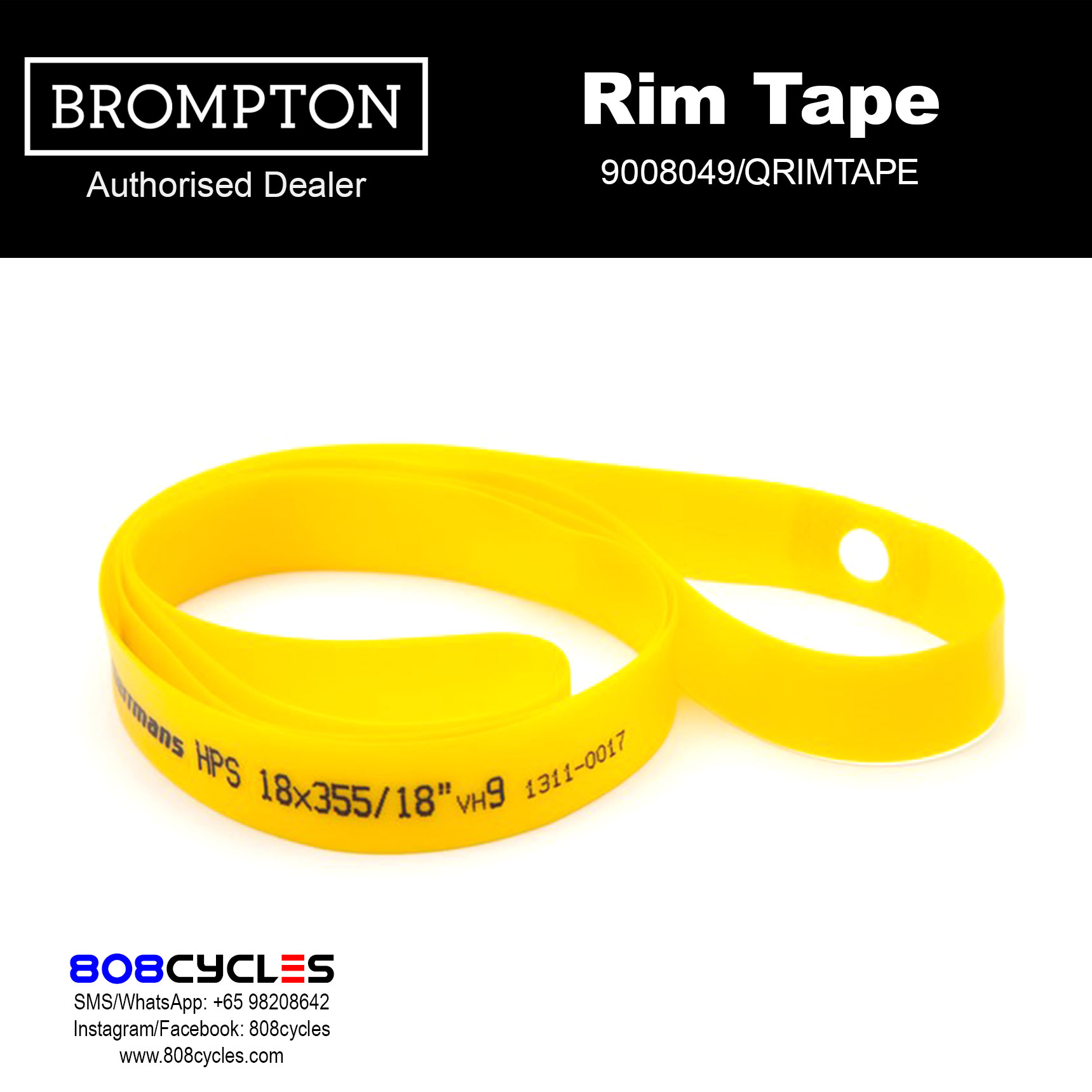brompton rim tape