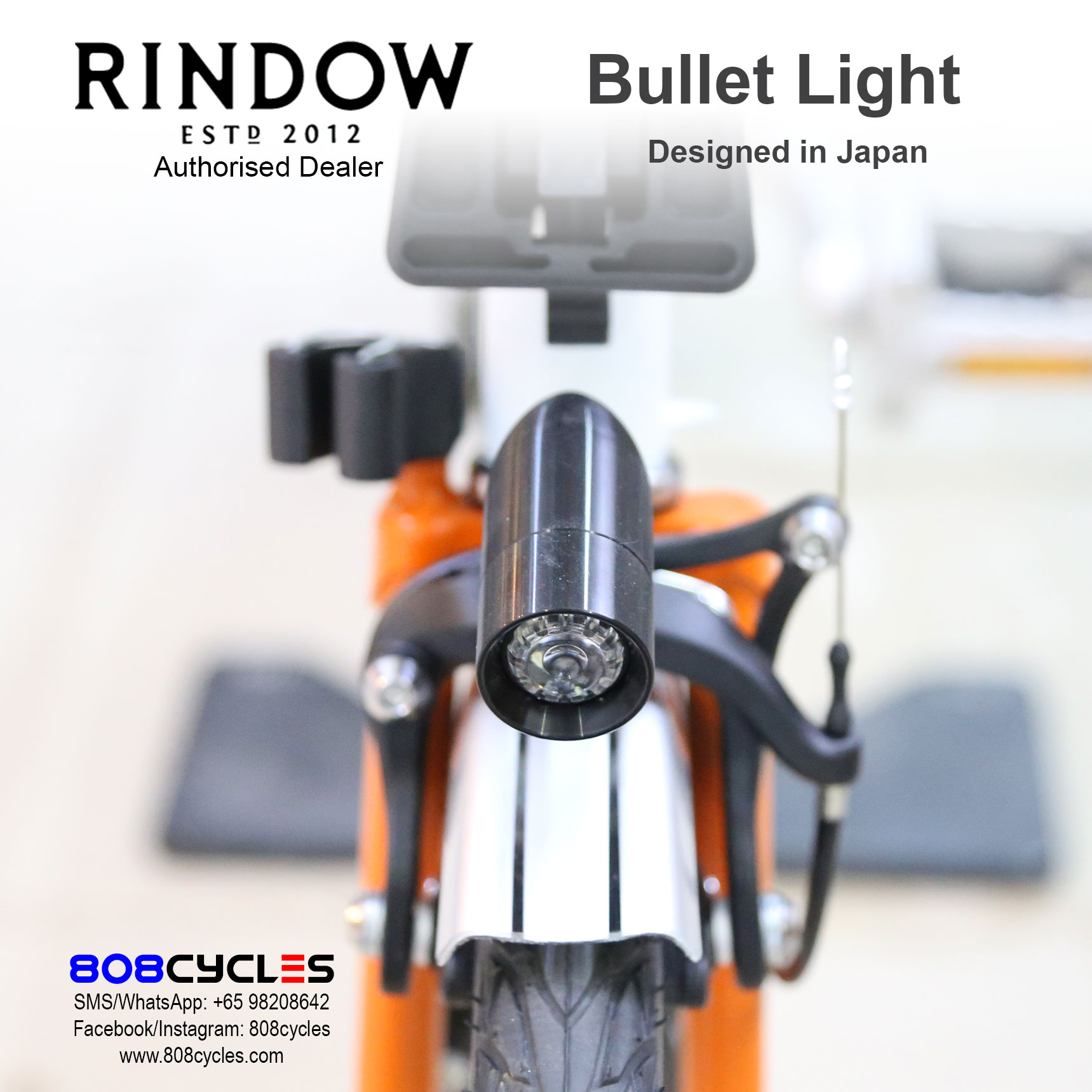 Bullet Front Light (Black) - Image 2