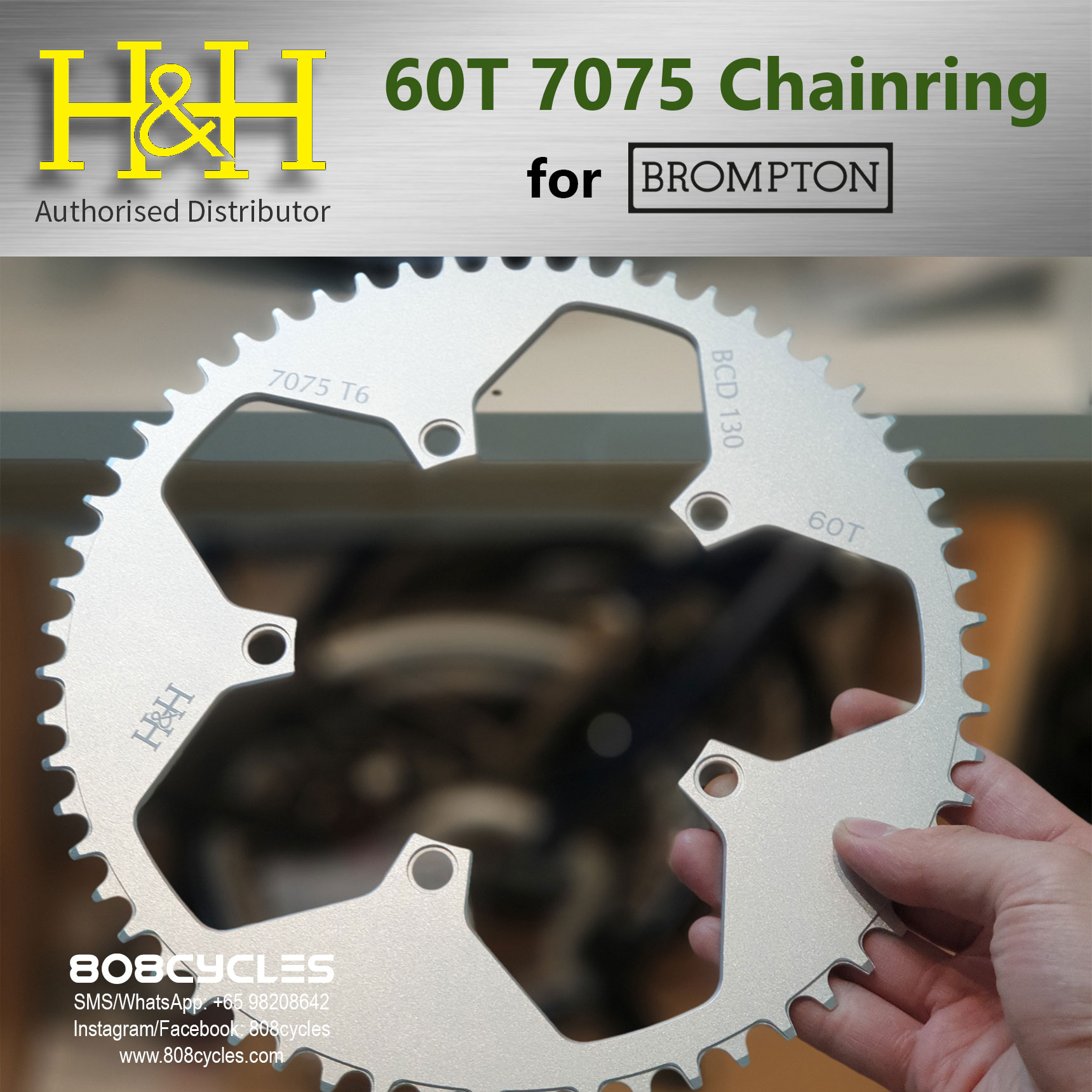 H&H 7075 60T Chainring - Image 3