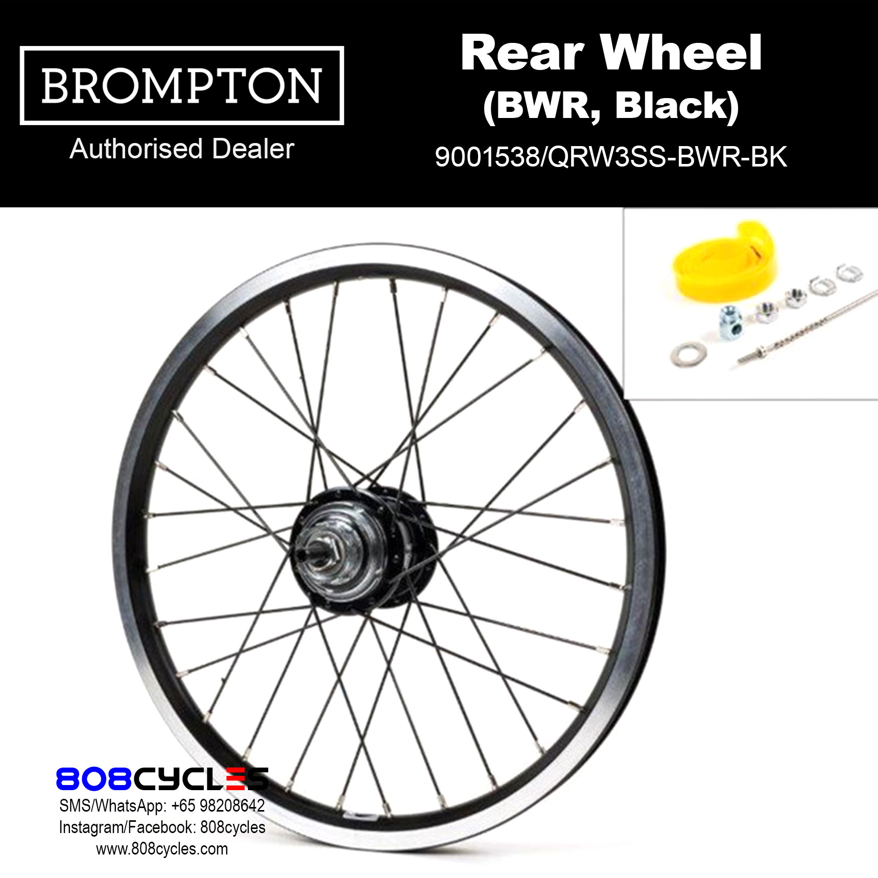 brompton rear wheel