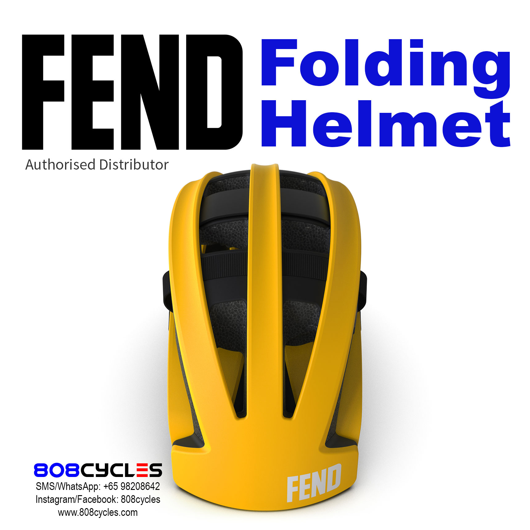 FEND Folding Helmet (Yellow)