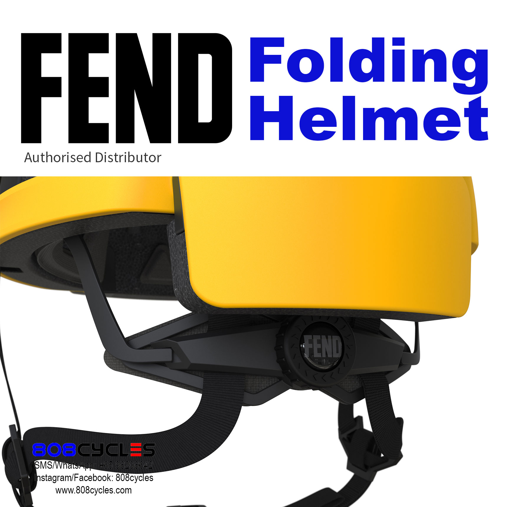 FEND Folding Helmet (Yellow) - Image 6