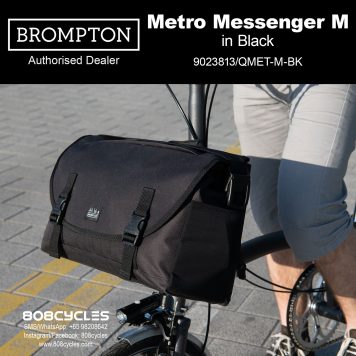 Brompton Metro Messenger Bag Medium – Black