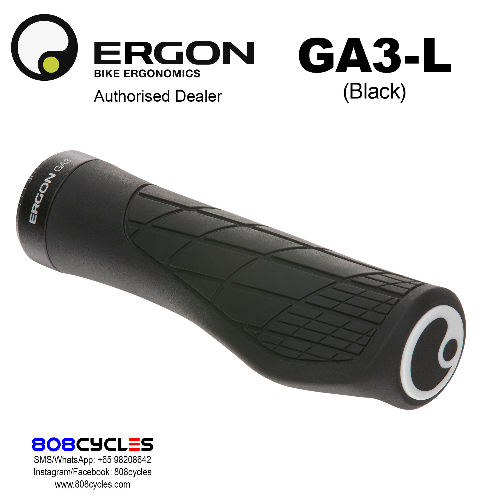 Ergon GA3-L Grips (Black)