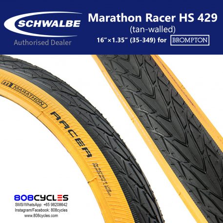 Schwalbe Marathon Racer 35-349 Folding Tyre for Brompton – Tanwall