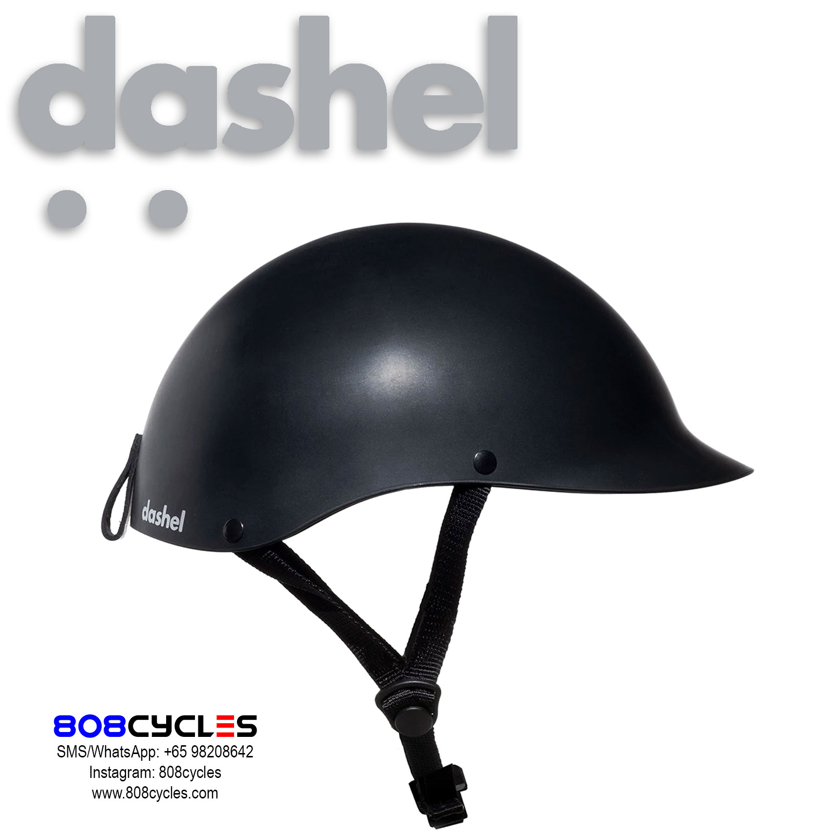 Dashel Urban Cycle Helmet - Black