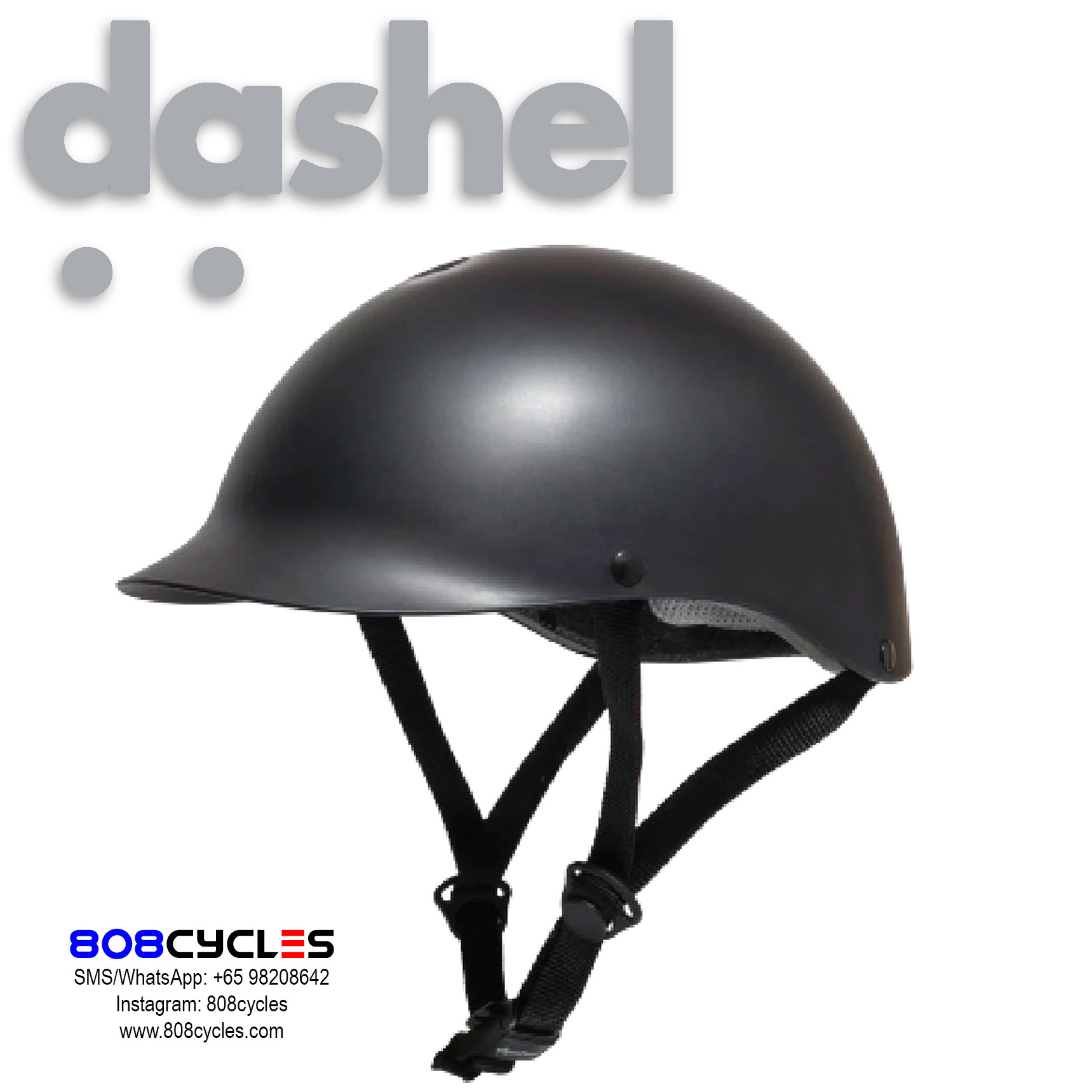 Dashel Urban Cycle Helmet - Black - Image 3